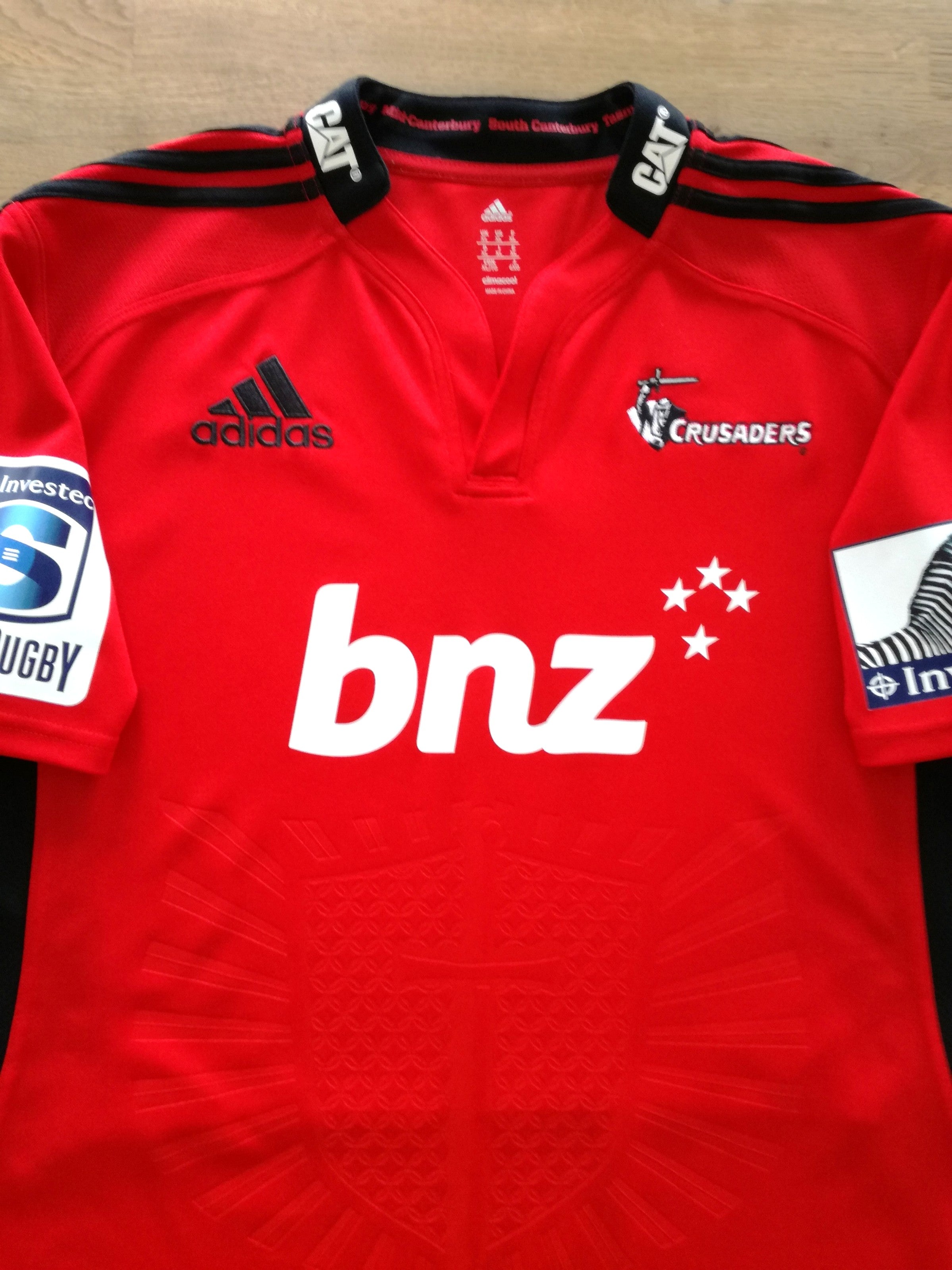 2013 Crusaders Home Super Rugby Shirt / Official Adidas Jersey
