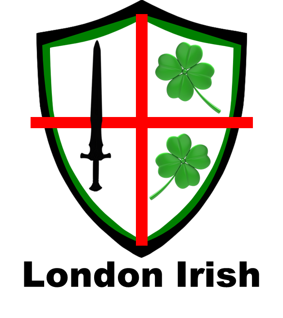 Large London Irish Rugby Shirts