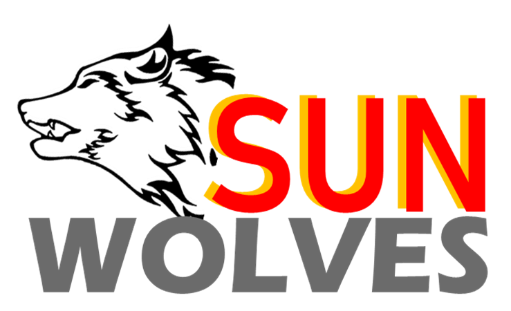 Old Sunwolves rugby shirts