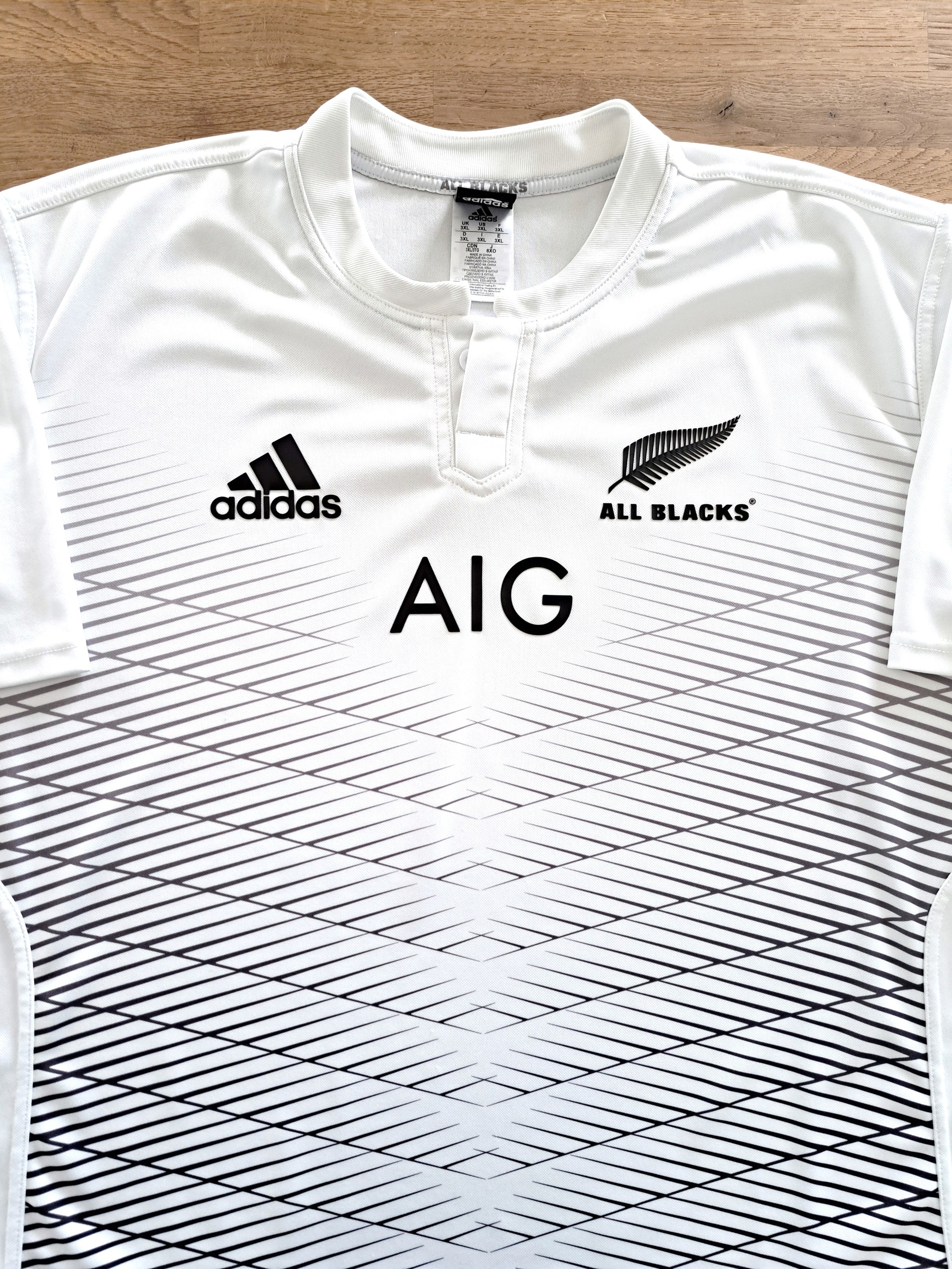 2015 New Zealand Away Rugby Shirt