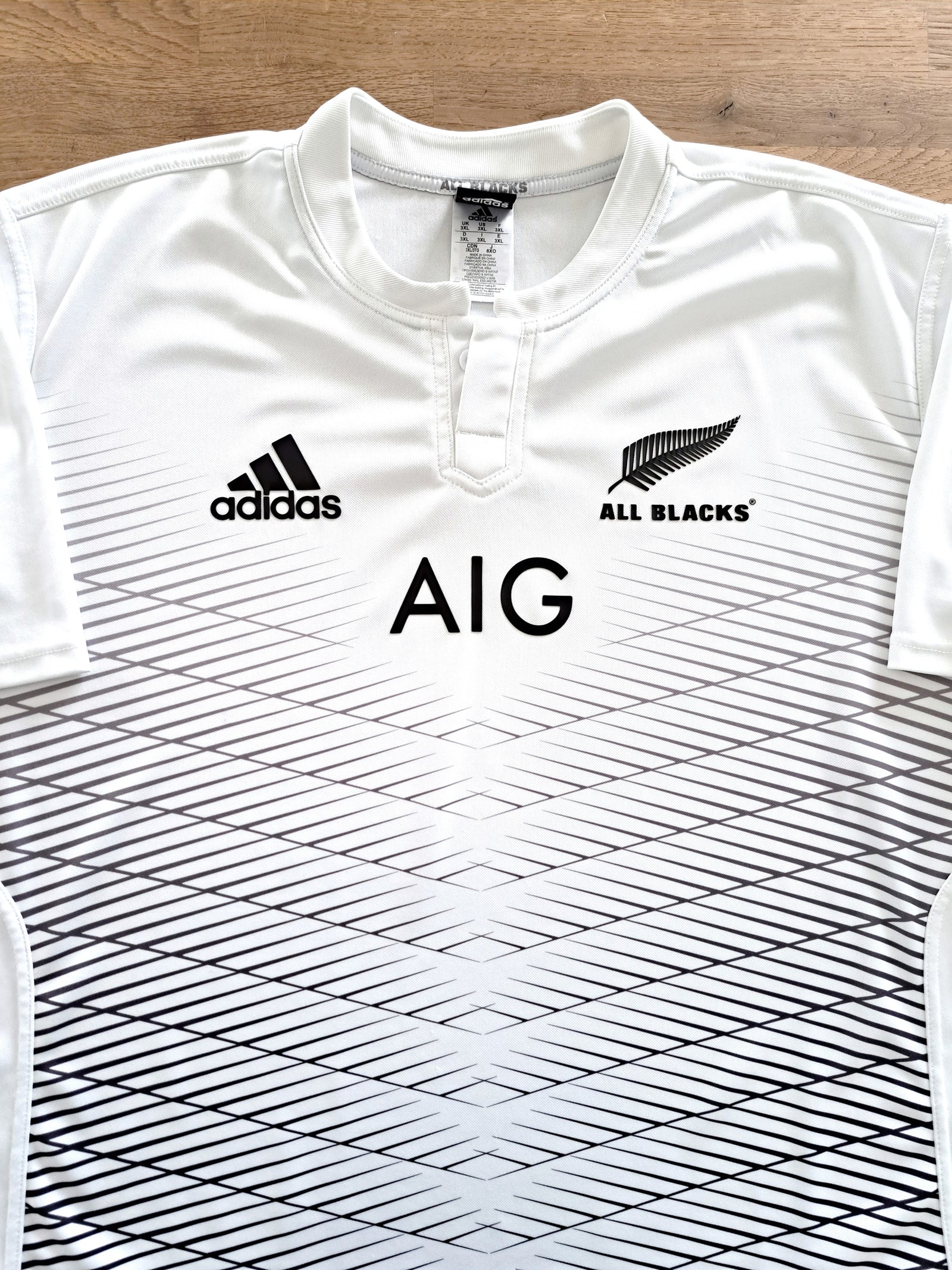2015 New Zealand Away Rugby Shirt