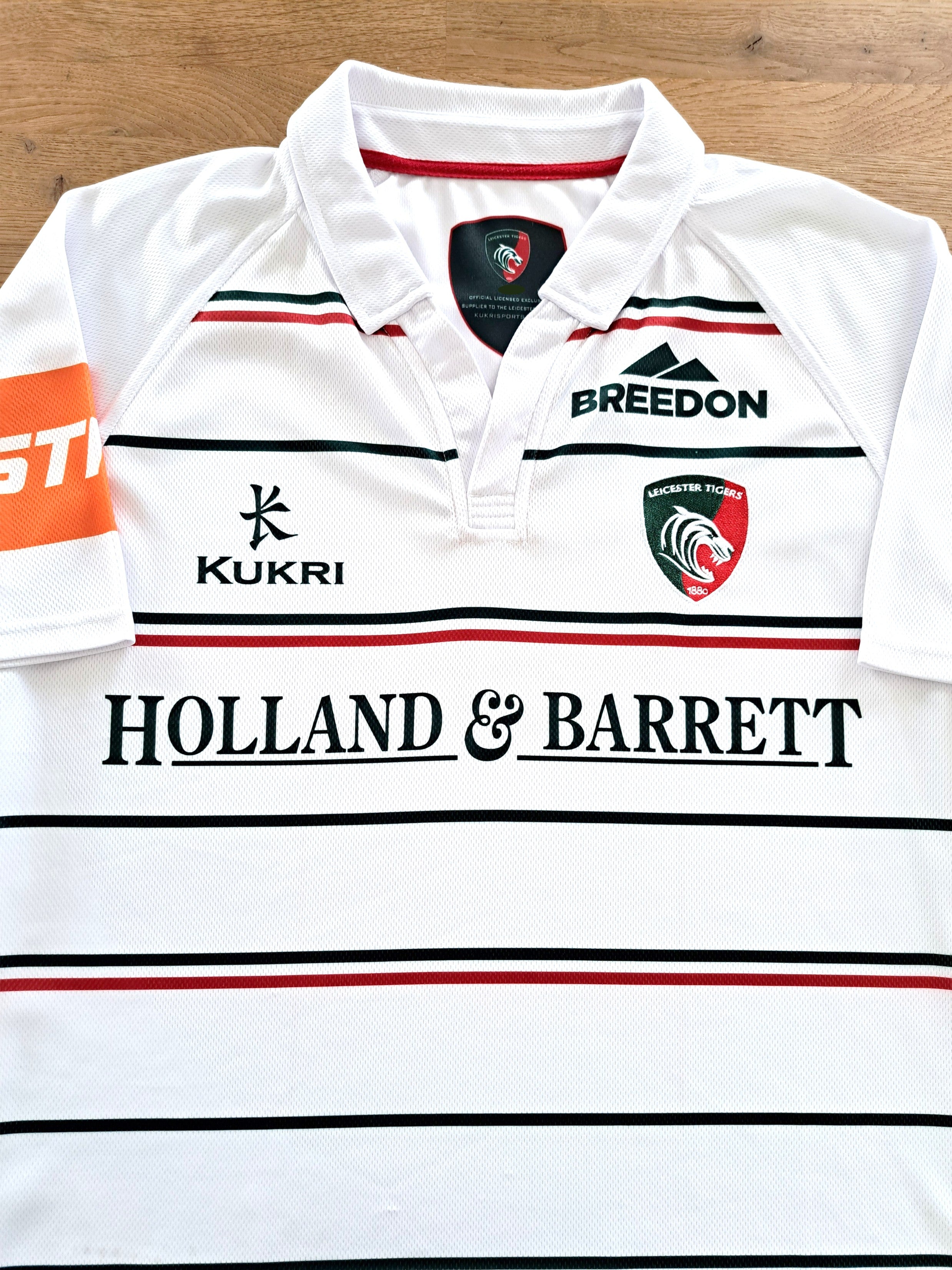 2017/18 Leicester Tigers Away Pro-Fit Rugby Shirt