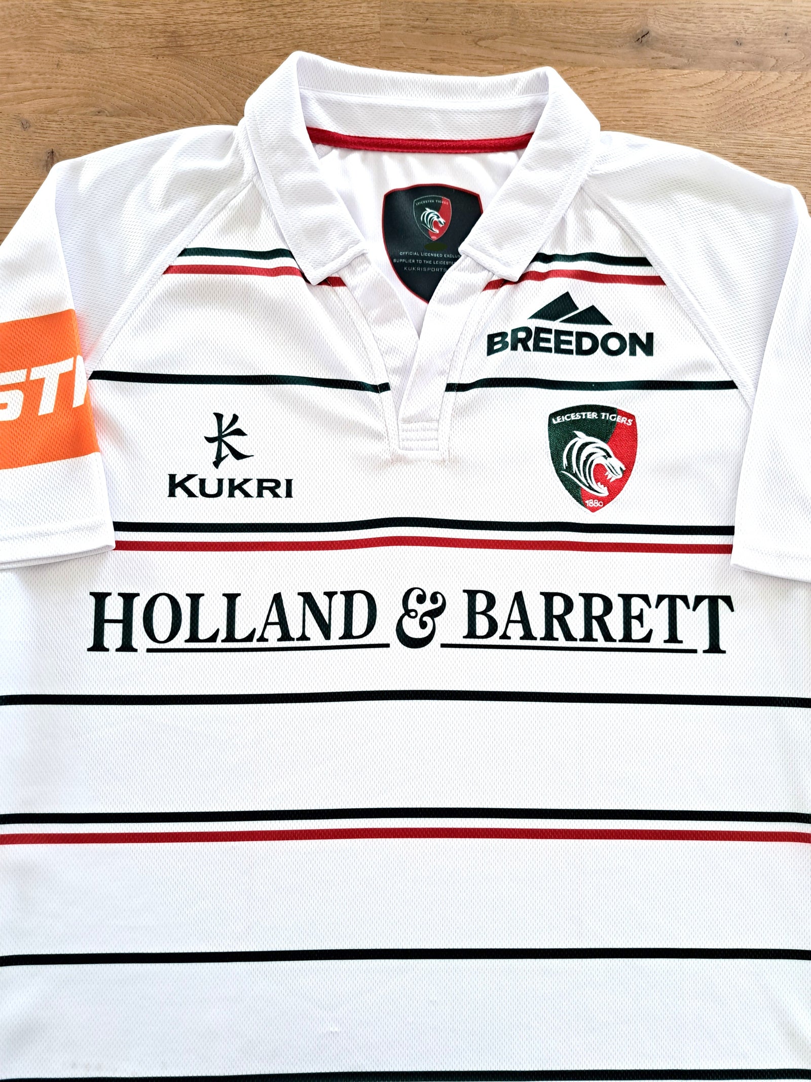 2017/18 Leicester Tigers Away Pro-Fit Rugby Shirt