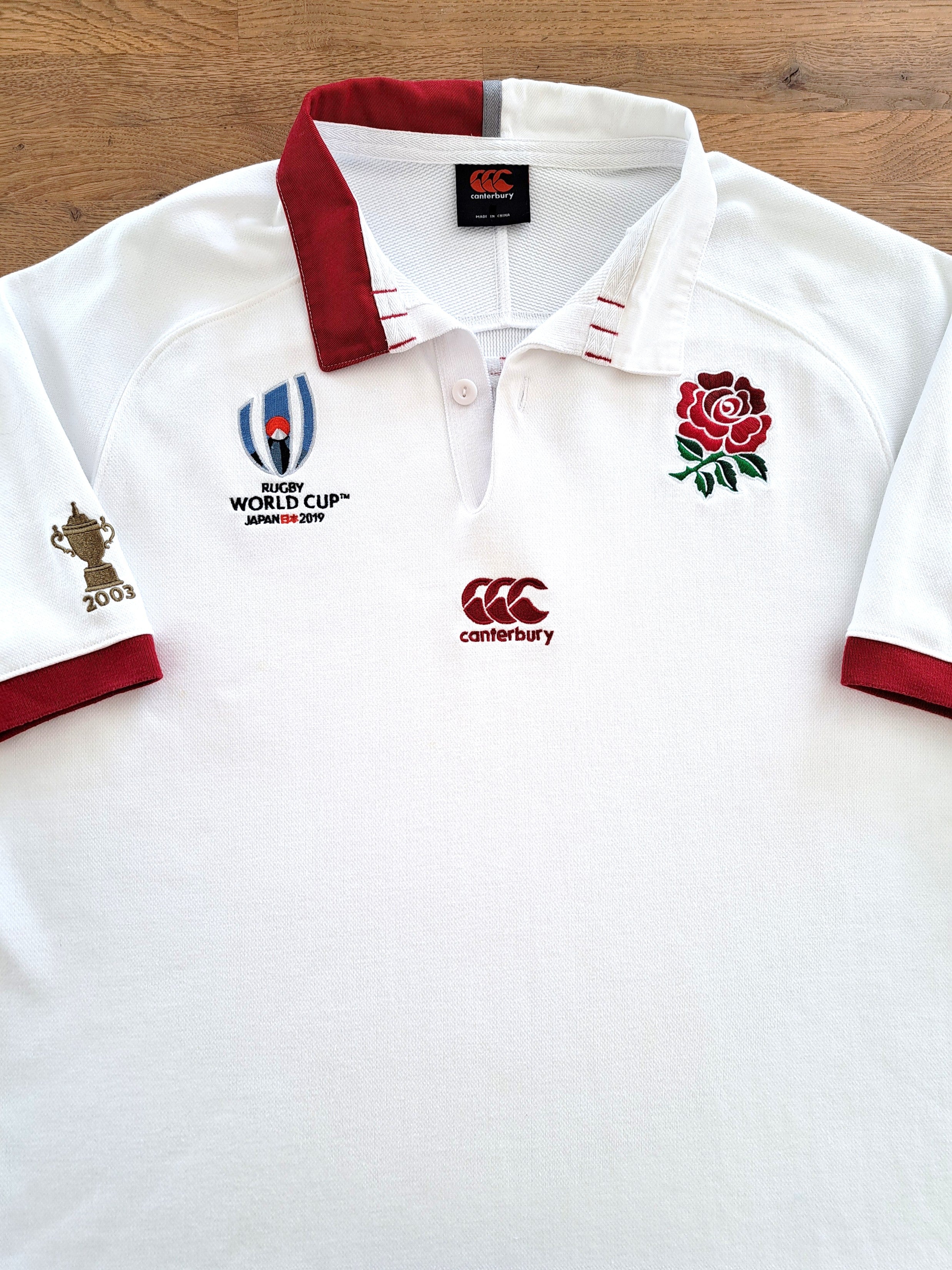 2019 England Home World Cup Rugby Shirt