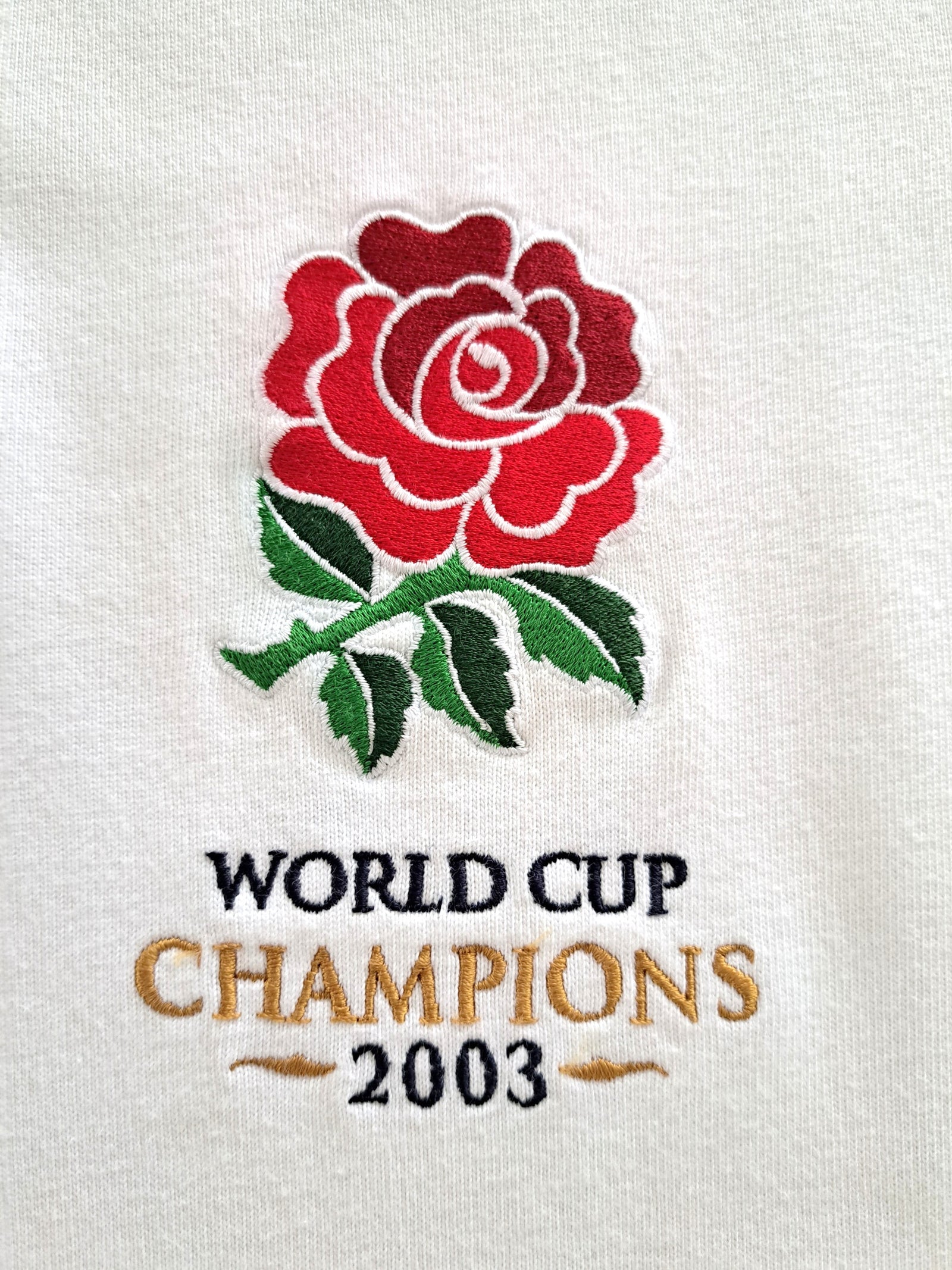 2003 England Home 'World Cup Champions' Rugby Shirt. (M)