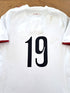 2022/23 England Red Roses Home Match Worn Rugby Shirt #19