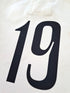 2022/23 England Red Roses Home Match Worn Rugby Shirt #19 (Size 14)