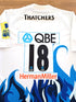 2011/12 Bath Away Match Worn 'Debut' Premiership Rugby Shirt #18