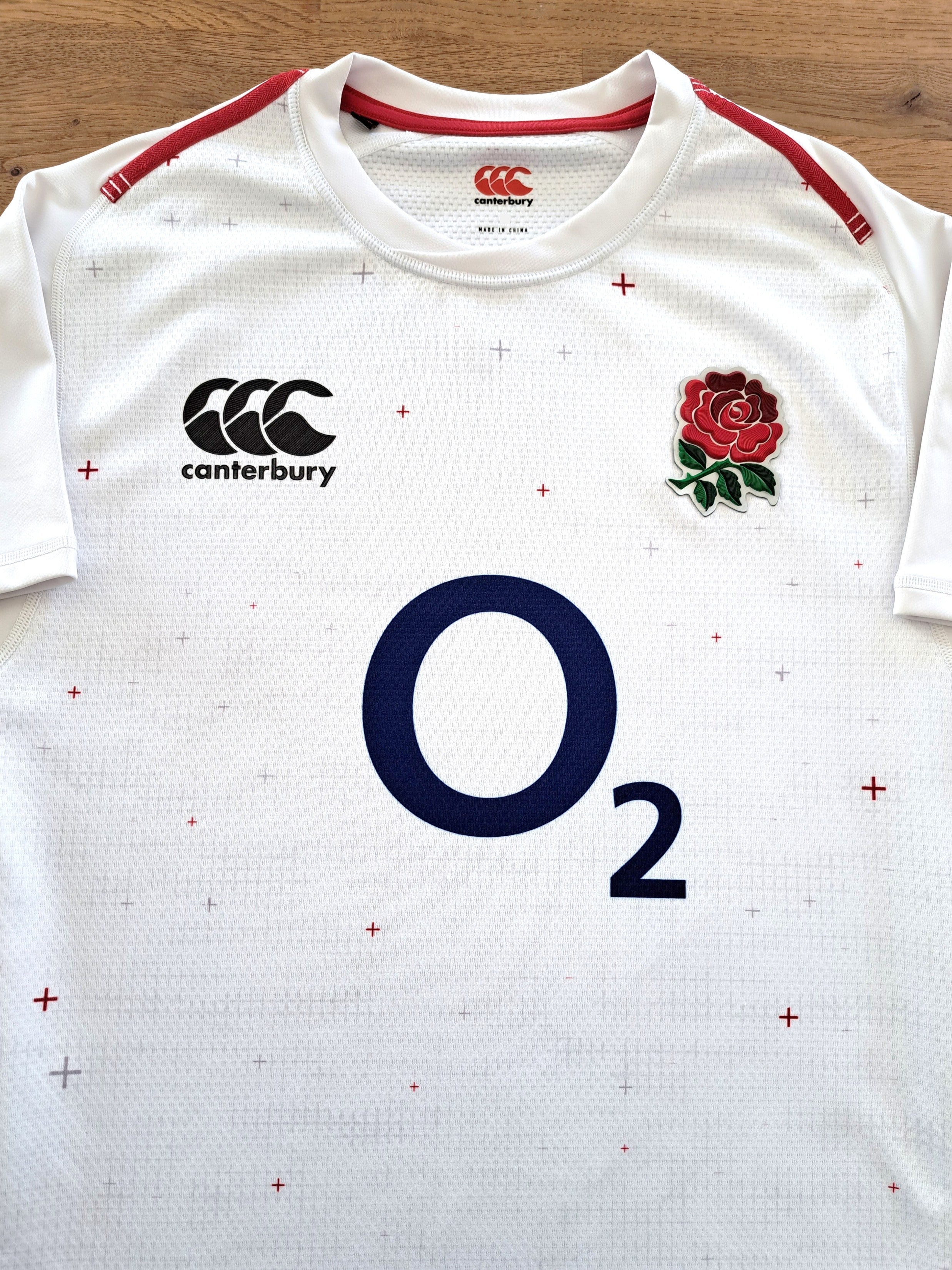 2018/19 England Home Vapodri Rugby Shirt