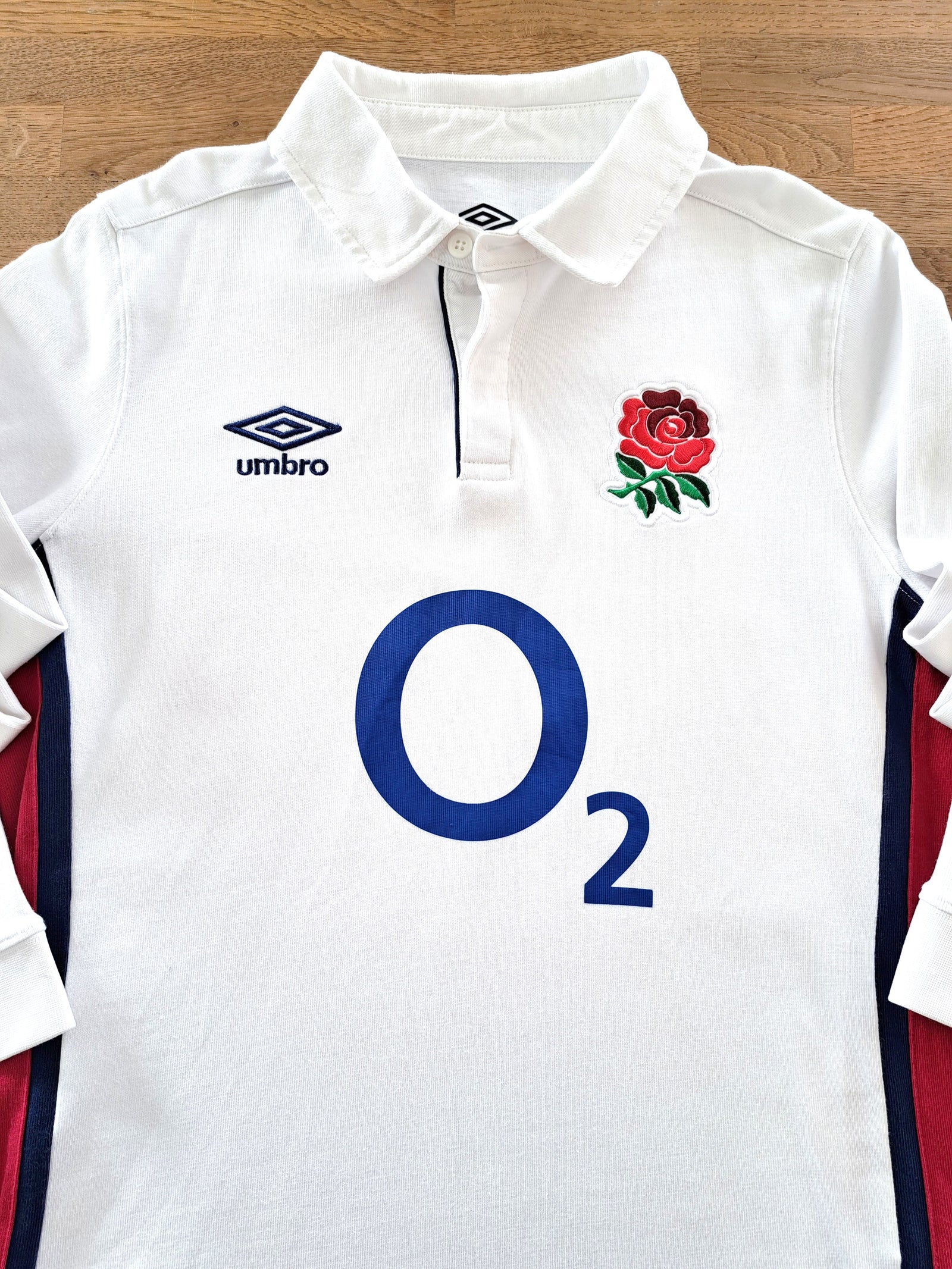 2021/22 England Home Long Sleeve Rugby Shirt