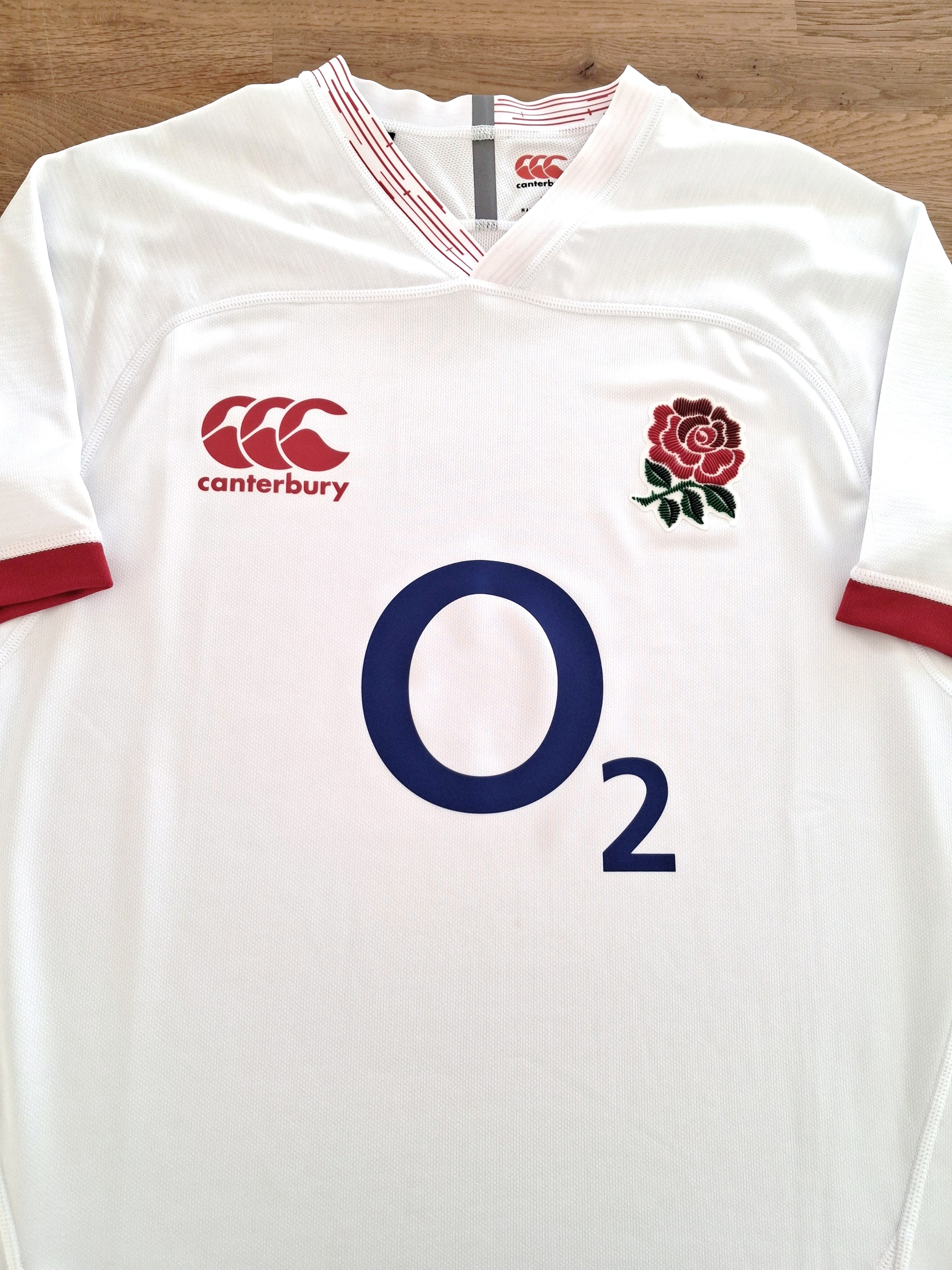 2019/20 England Home Vapodri Rugby Shirt