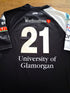 2009/10 Pontypridd Home Premiership Player Issue Rugby Shirt #21