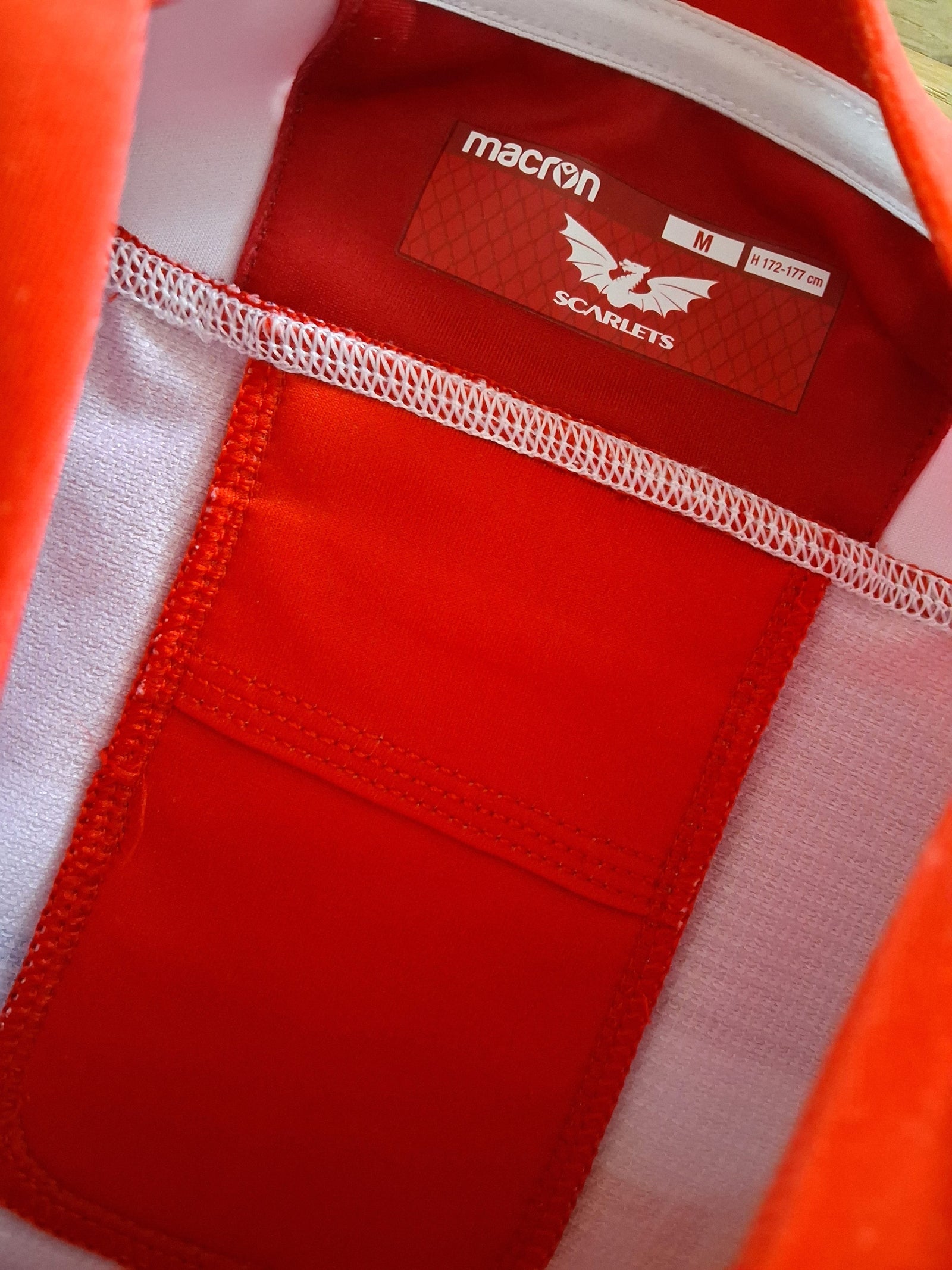 2019/20 Scarlets Home Player Issue Rugby Shirt (M)