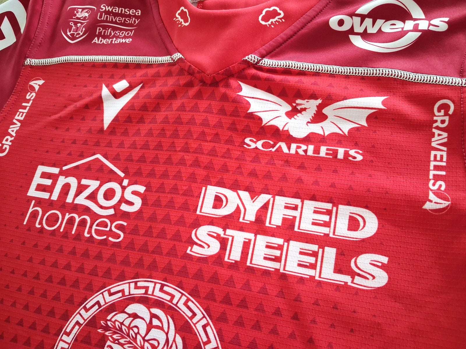 2019/20 Scarlets Home Player Issue Rugby Shirt (M)