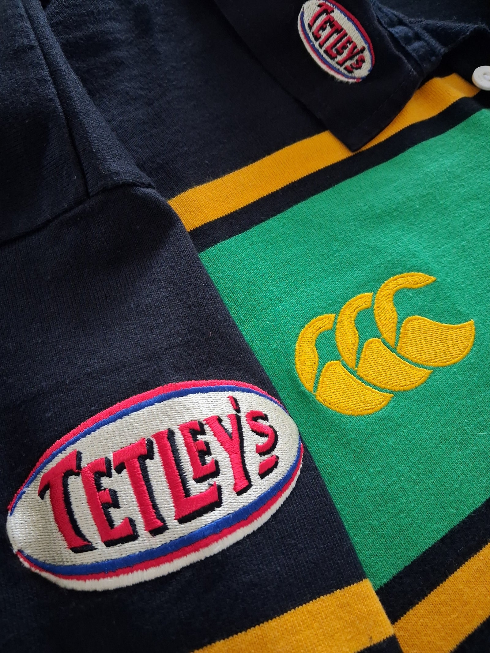 2001/02 Northampton Saints Home Rugby Shirt. (XXL)