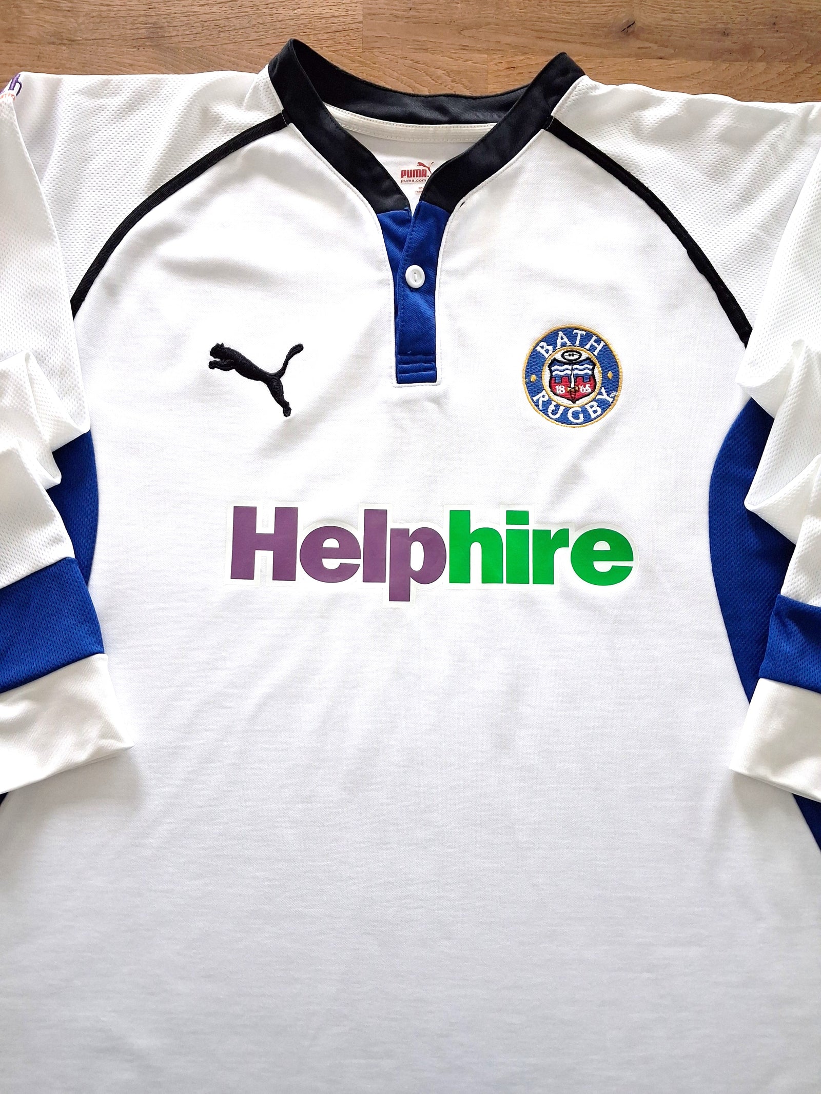 2006/07 Bath Away Pro-Fit Long Sleeve Rugby Shirt