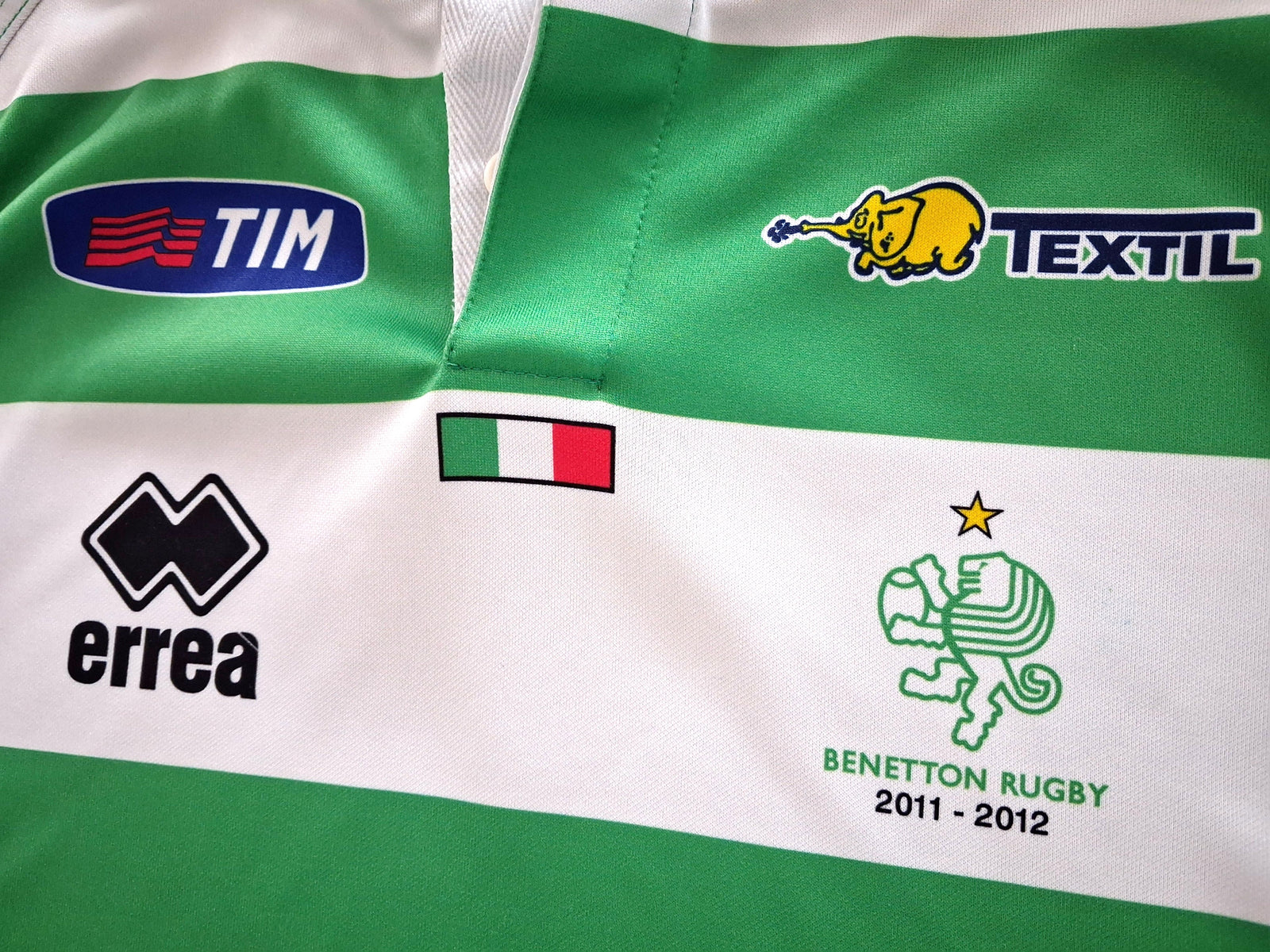 2011/12 Benetton Home Pro12 Rugby Shirt (L)