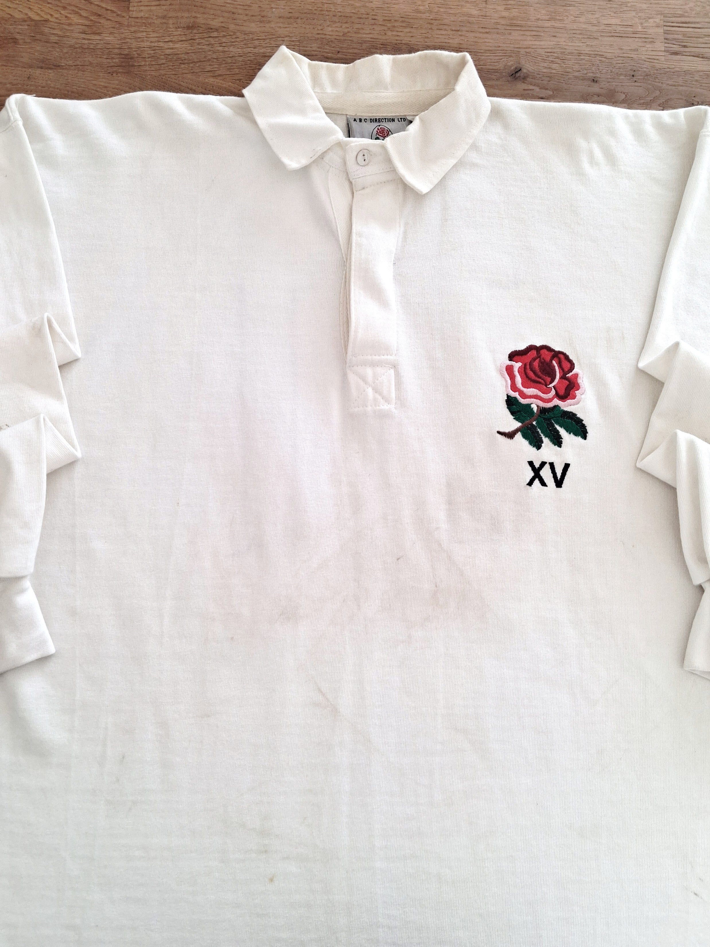 1978 England Home Match Worn (vs Argentina) Rugby Shirt