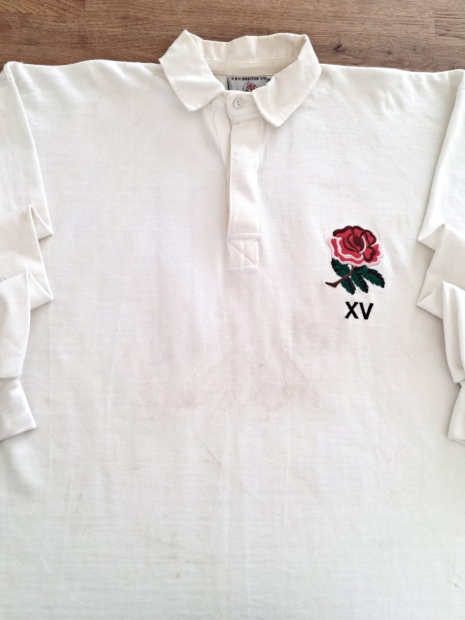 1978 England Home Match Worn (vs Argentina) Rugby Shirt