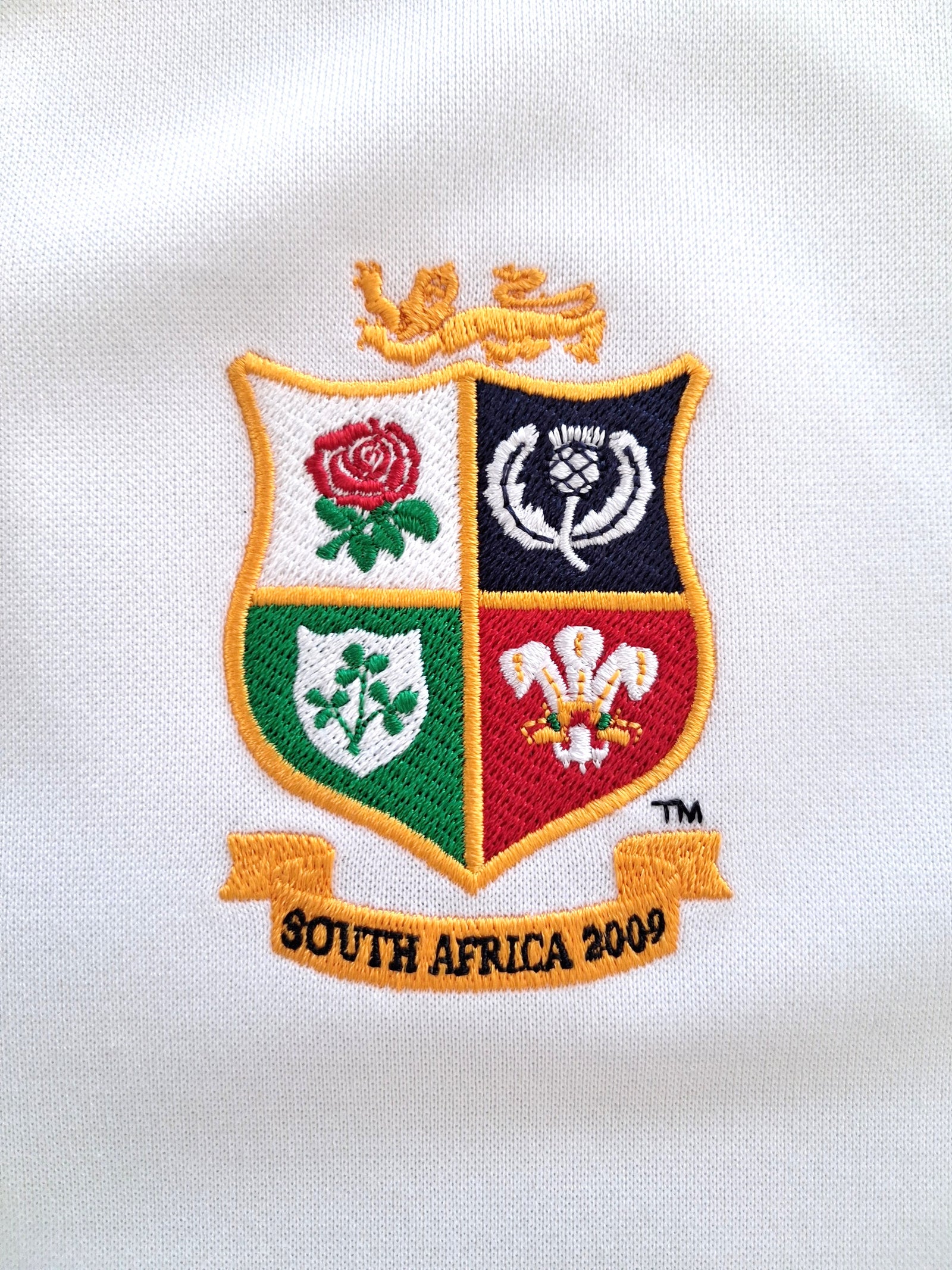 2009 British & Irish Lions Training Shirt - White (XL)