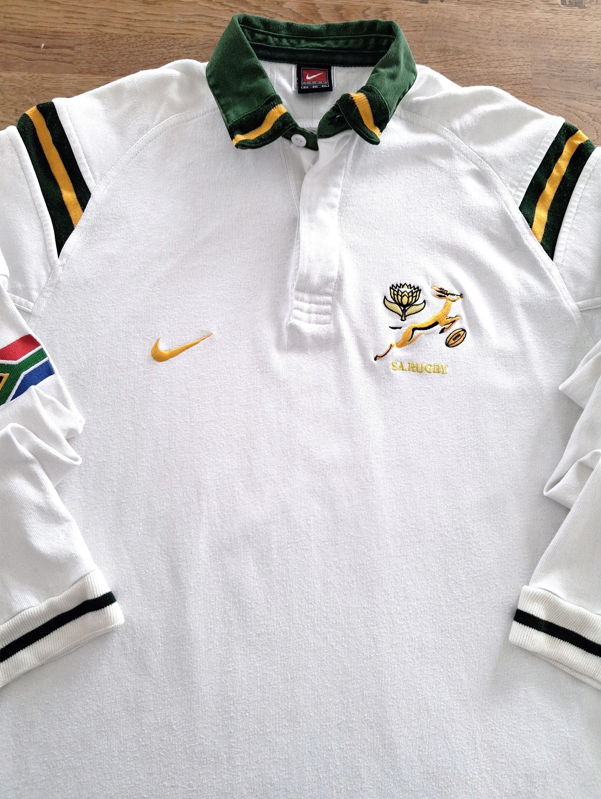1999 South Africa Away Long Sleeve Rugby Shirt