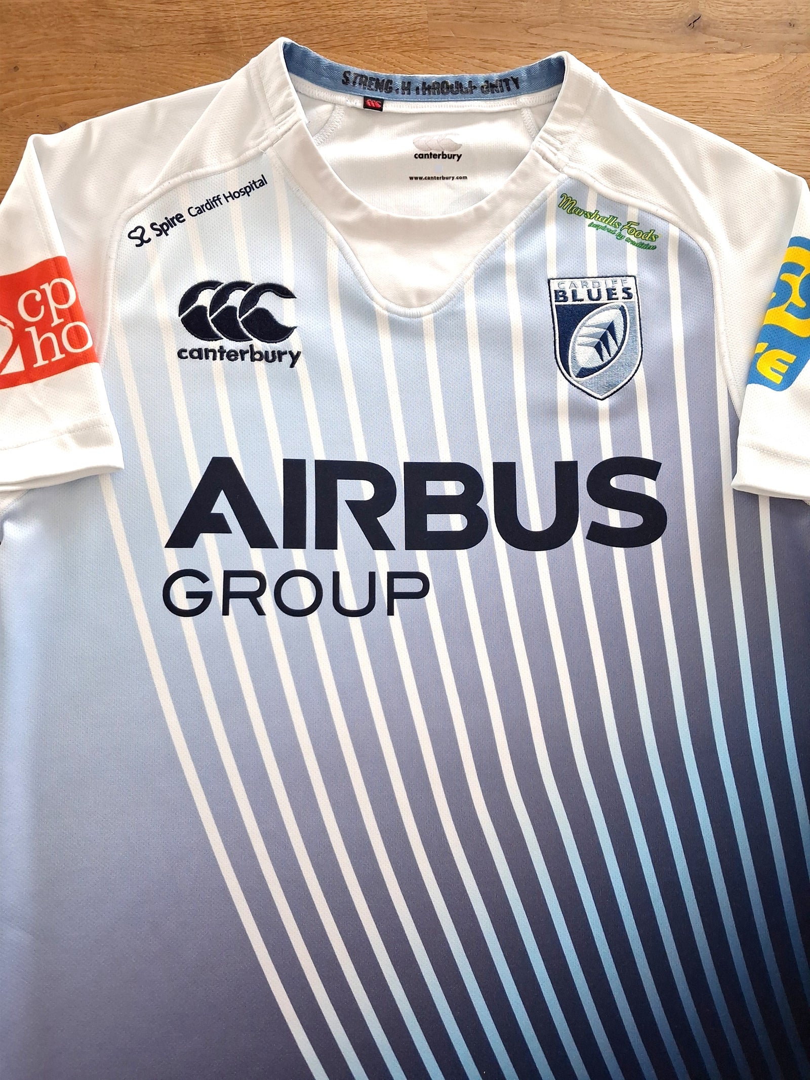 2013/14 Cardiff Blues Away Rugby Shirt