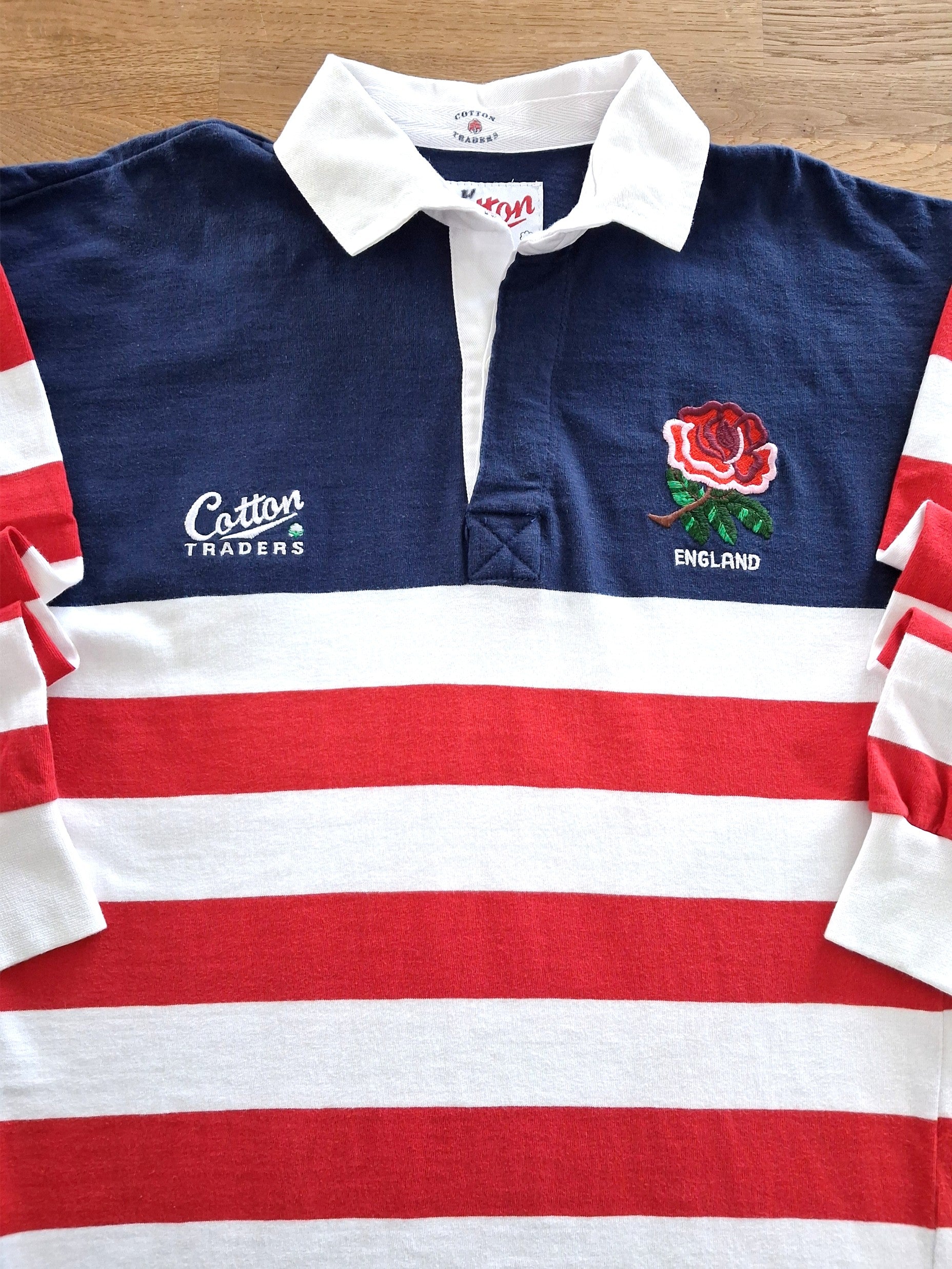 1992/93 England Away Long Sleeve Rugby Shirt
