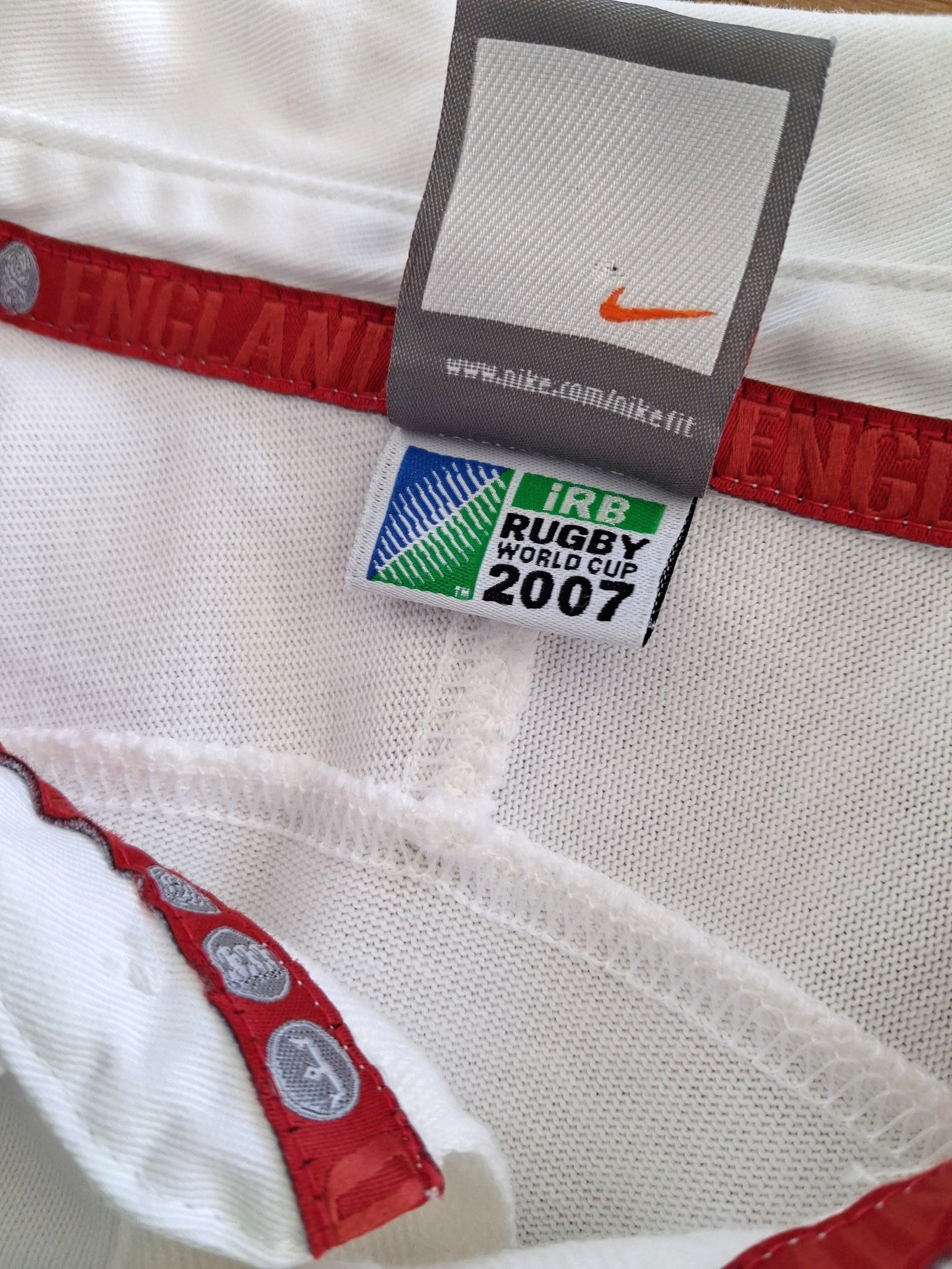 2007 England Home World Cup Rugby Shirt. (XXL)