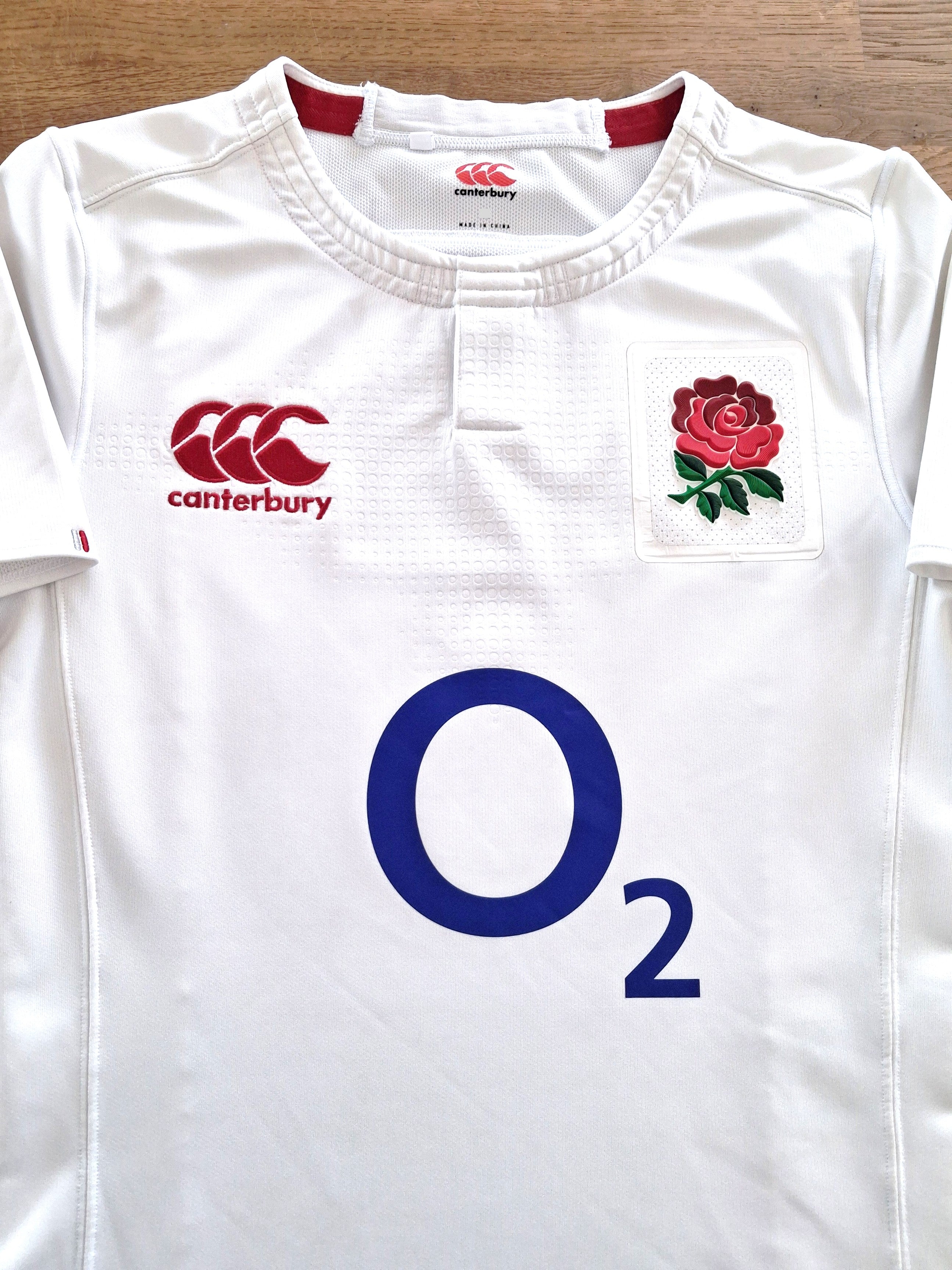 2016/17 England Home Player Issue Rugby Shirt