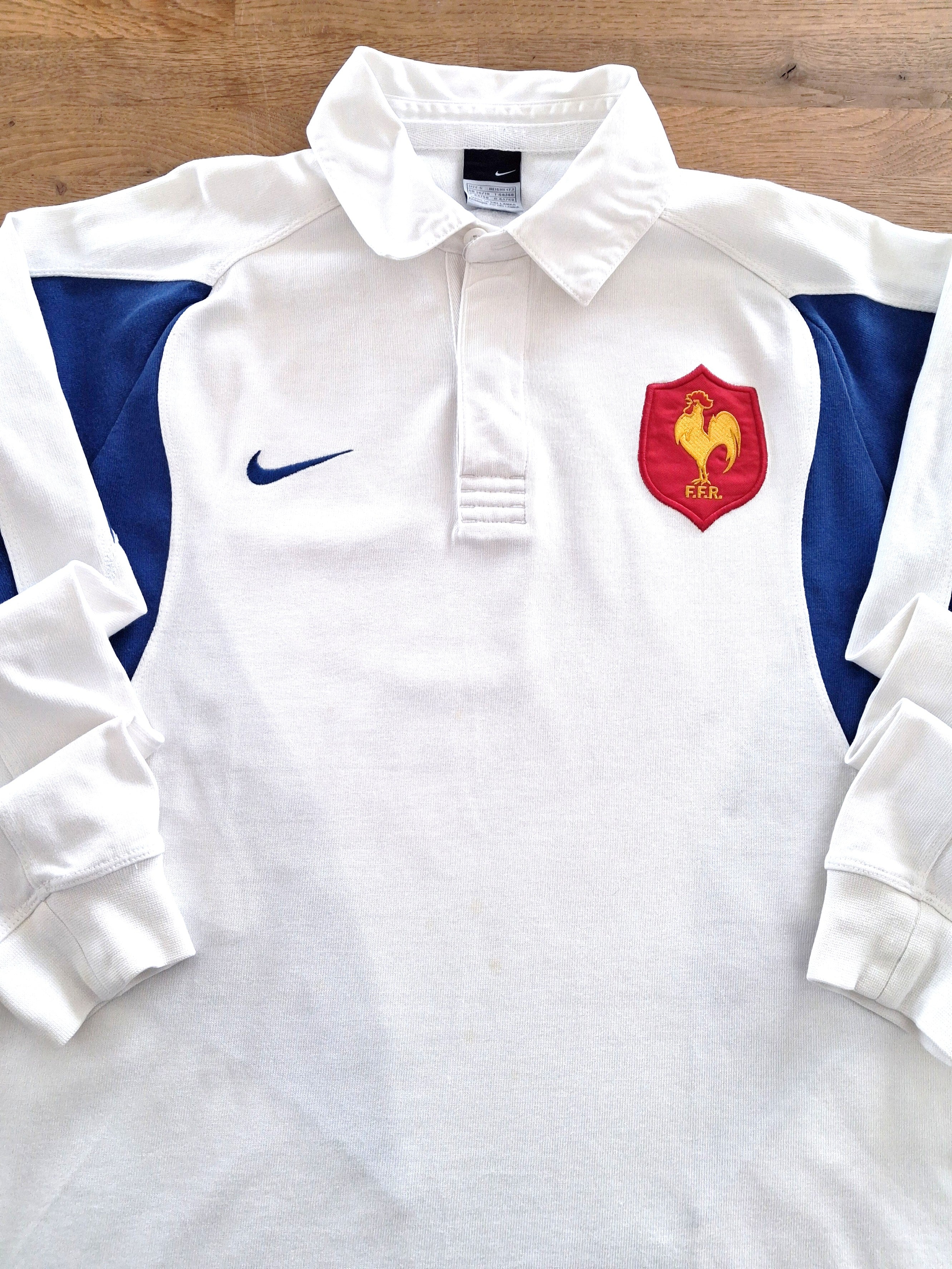 2005/06 France Away Long Sleeve Rugby Shirt