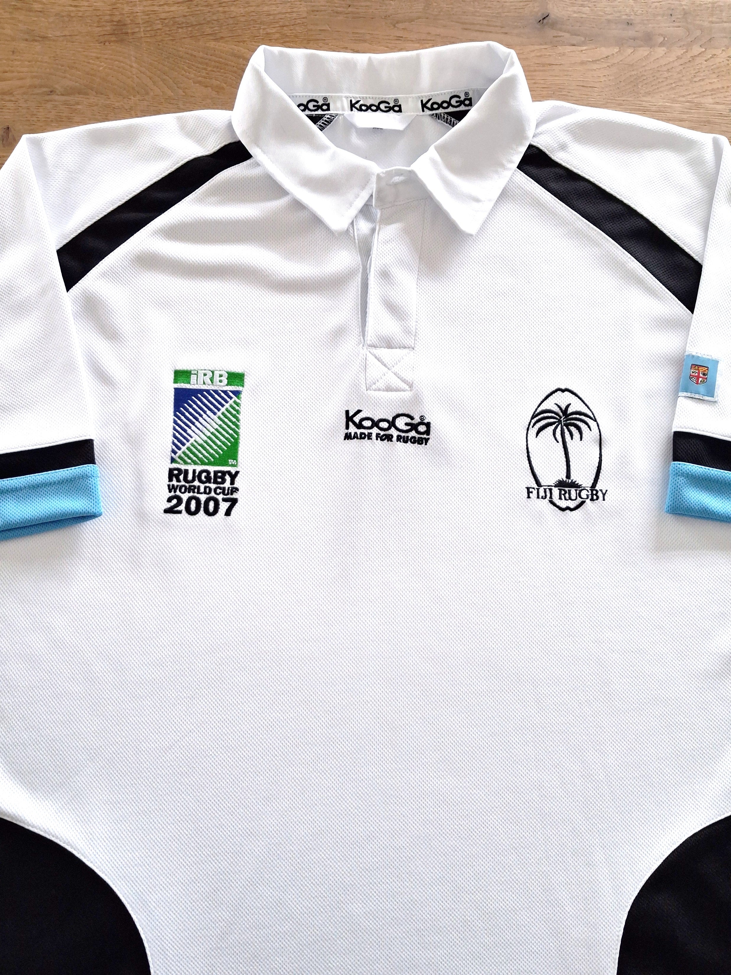 2007 Fiji Home World Cup Rugby Shirt
