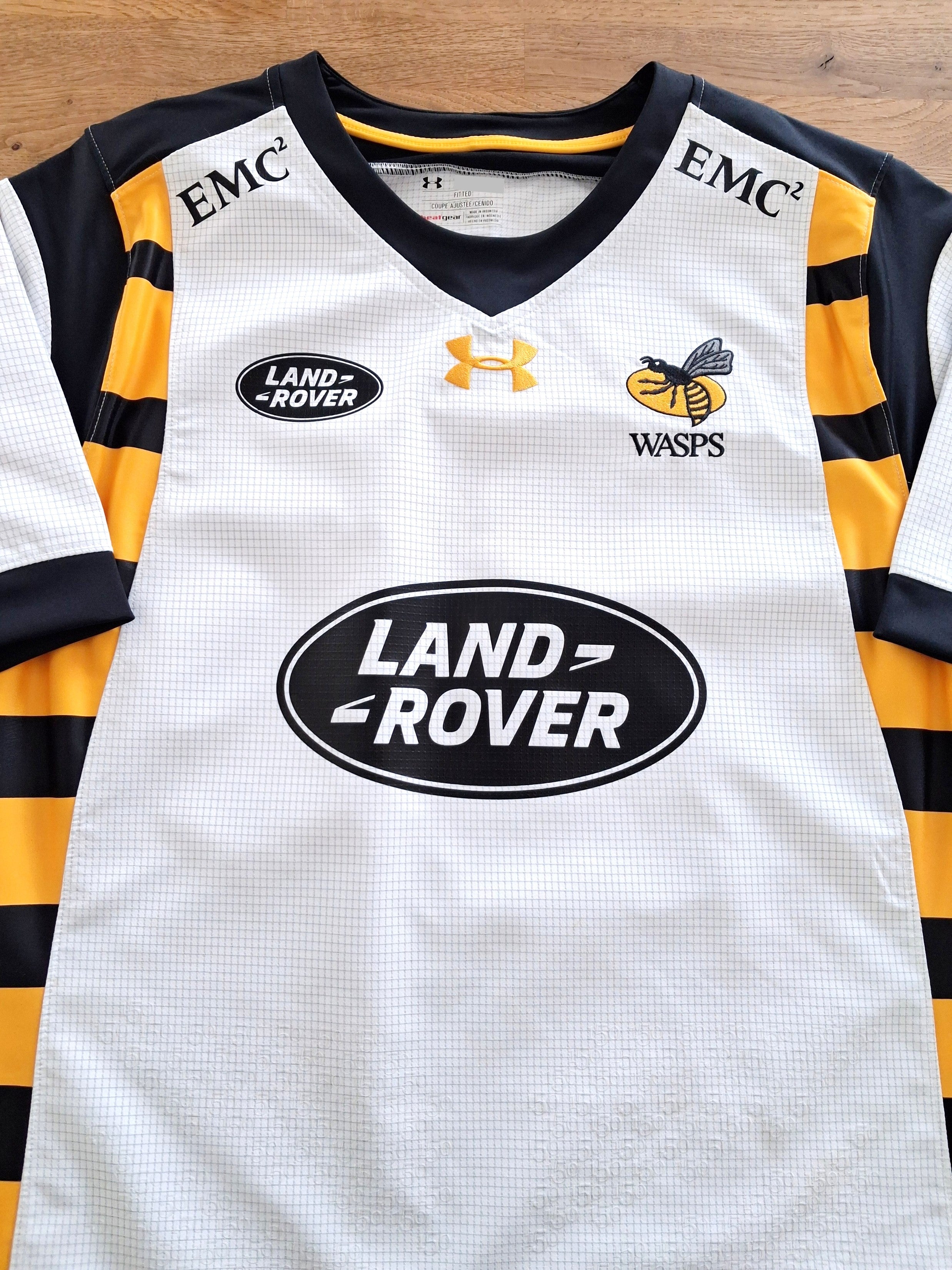 2016/17 Wasps Away Player Issue Rugby Shirt
