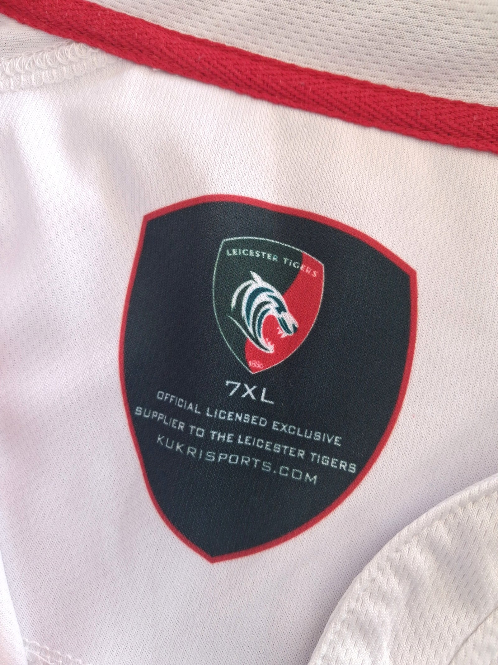 2017/18 Leicester Tigers Away Pro-Fit Rugby Shirt (7XL)