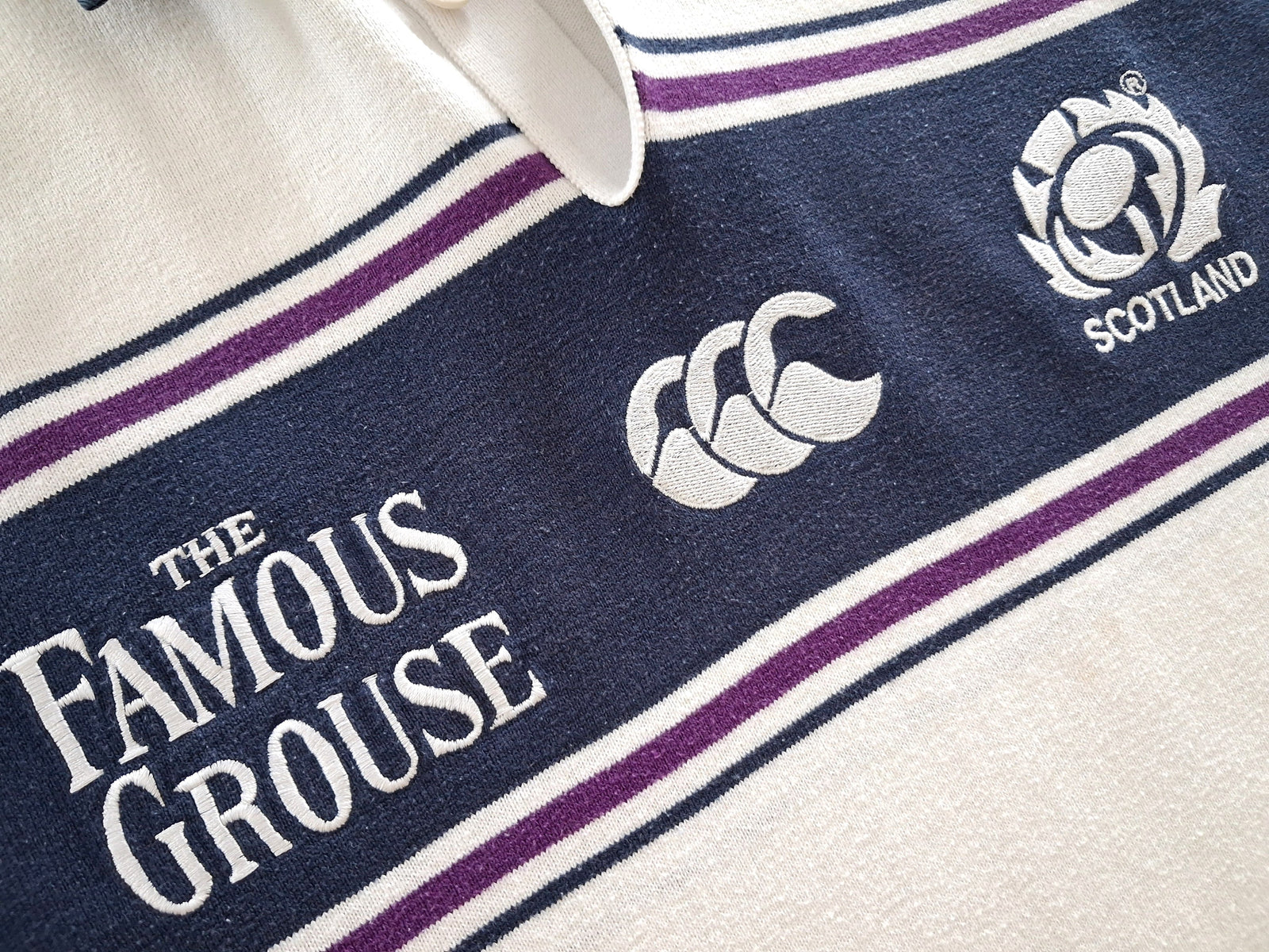 2000/01 Scotland Away Rugby Shirt. (M)