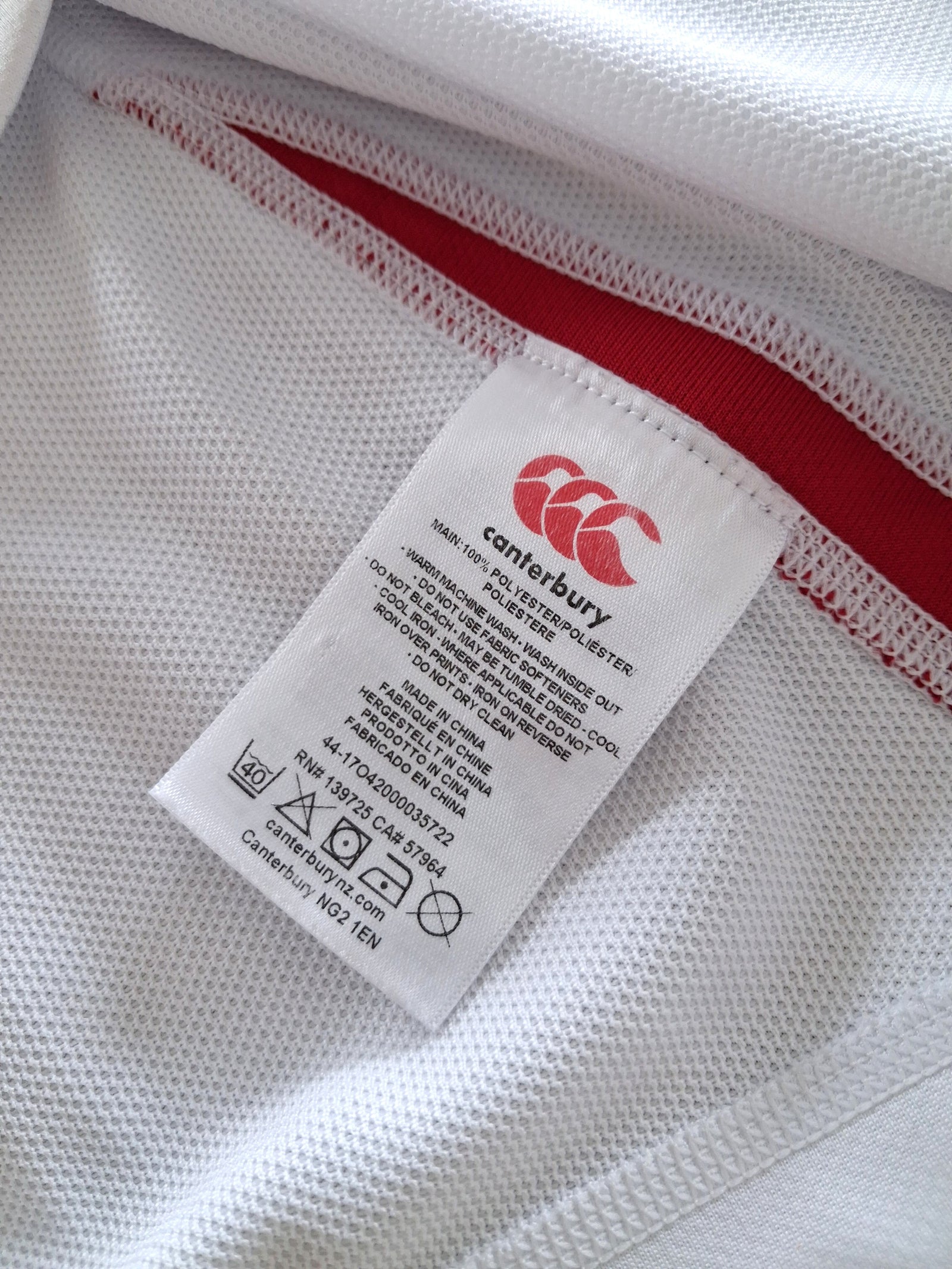 2019 England Home Vapodri World Cup Rugby Shirt (XL)