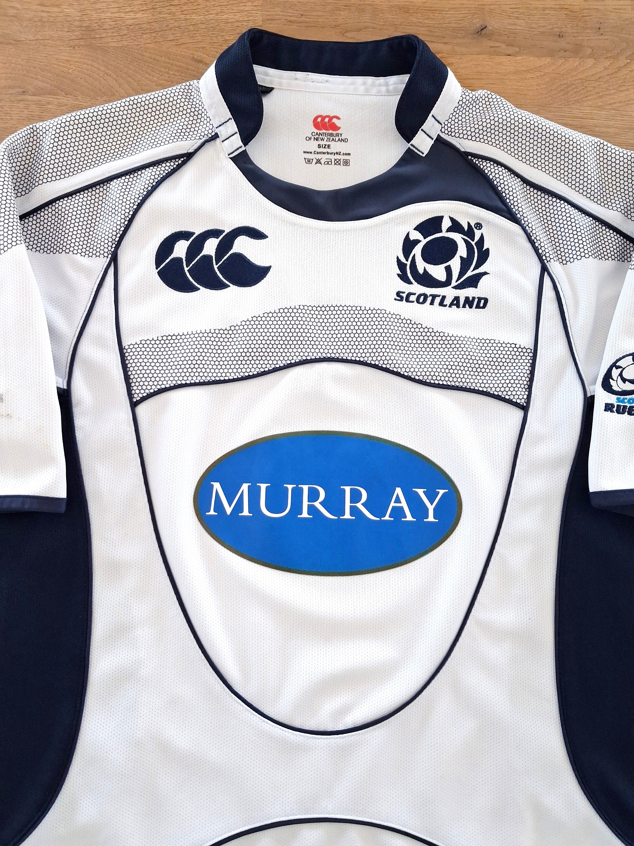 2007/08 Scotland Away Pro-Fit Rugby Shirt