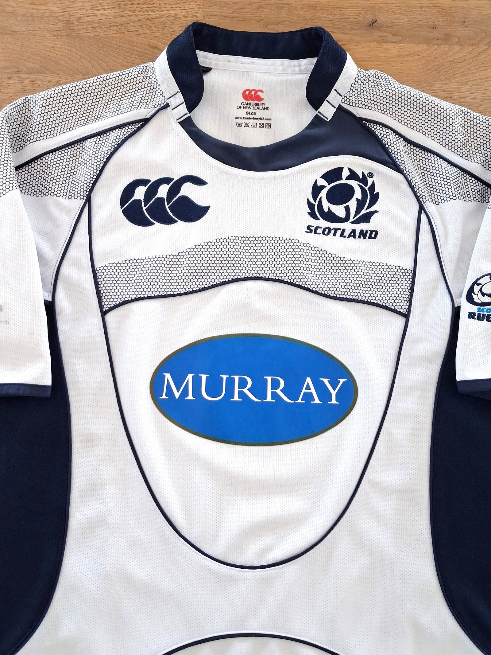 2007/08 Scotland Away Pro-Fit Rugby Shirt
