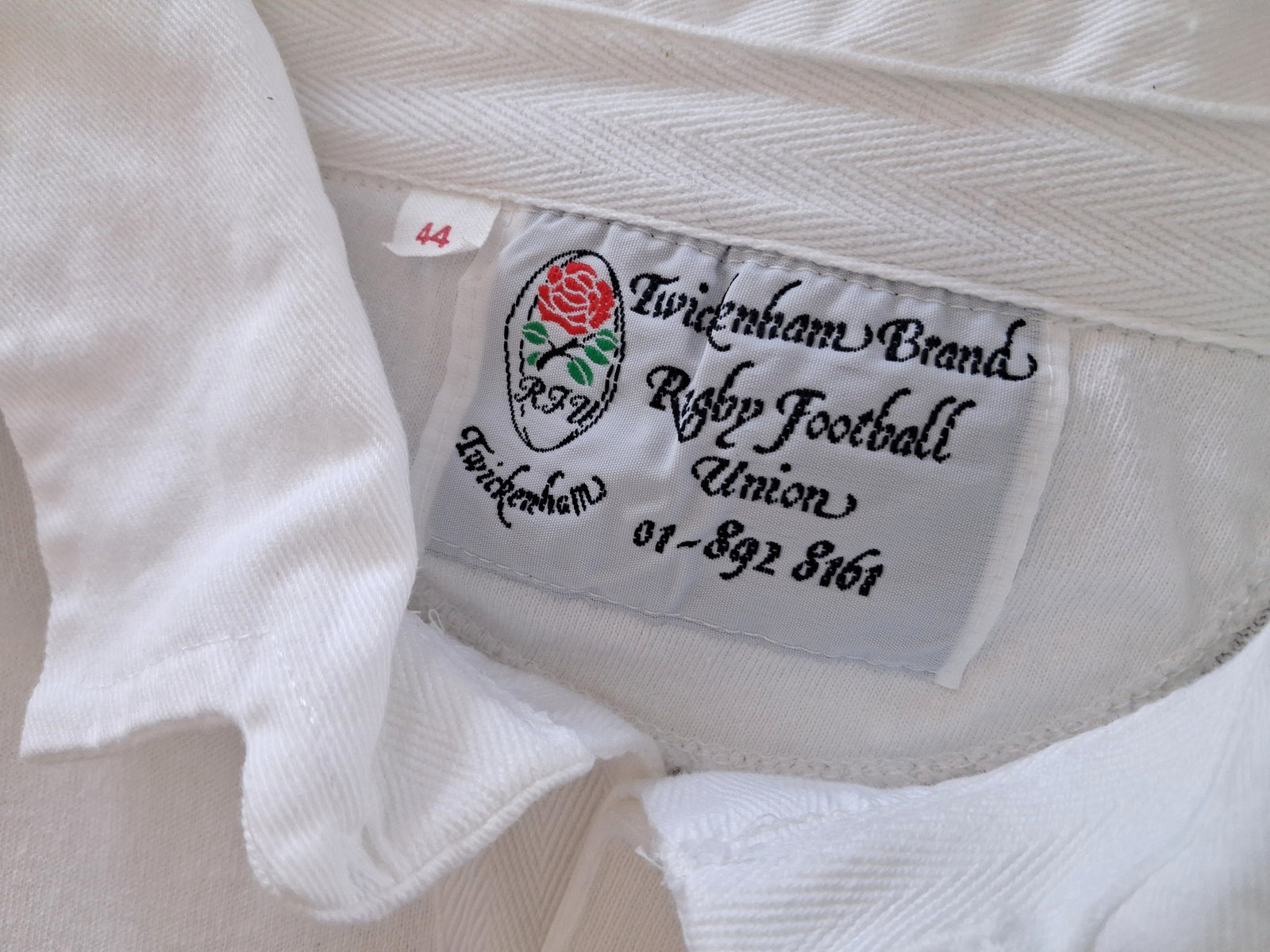 1992 England Schools' Union Match Worn Rugby Shirt #1 (L)