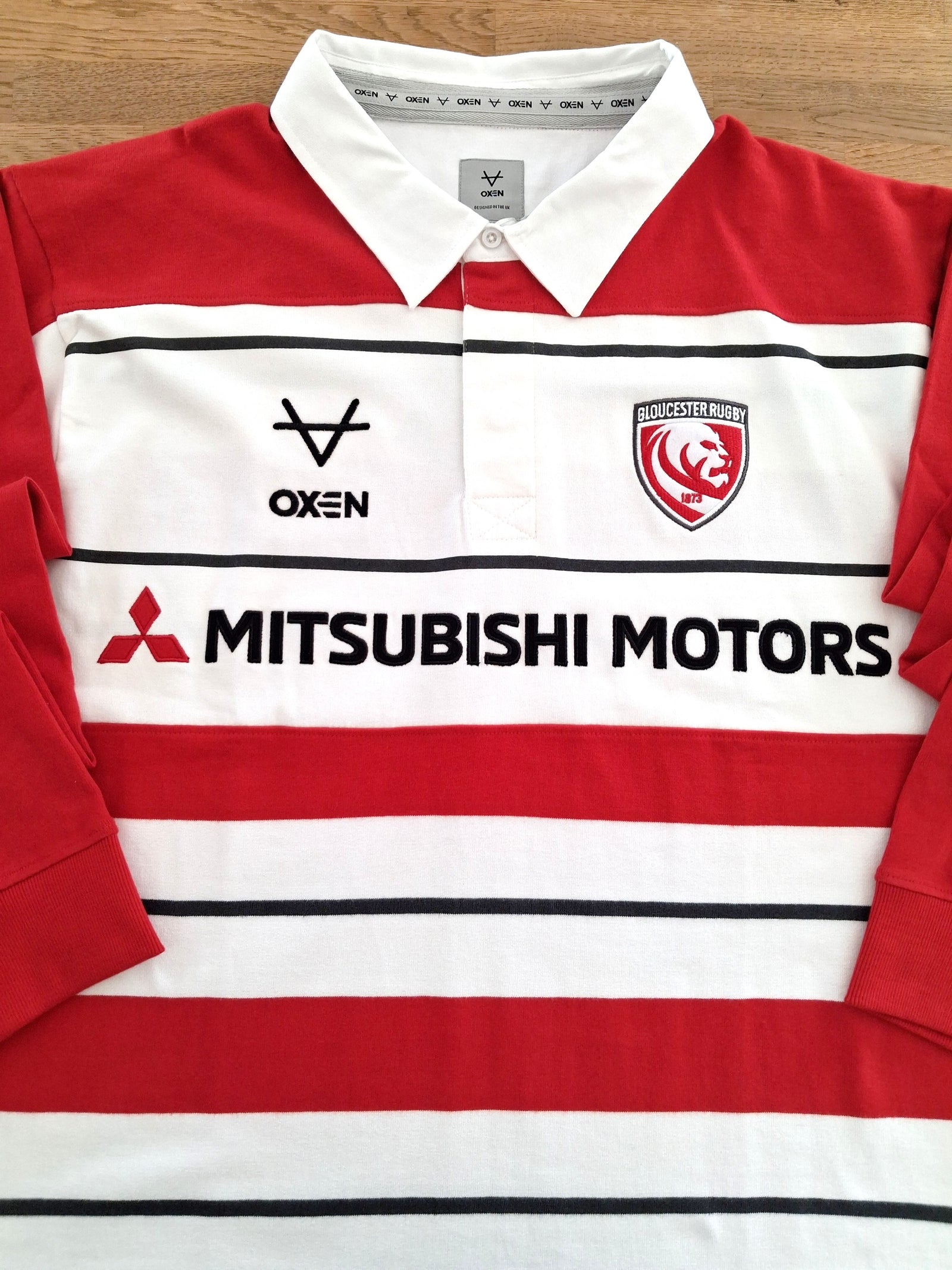 2019/20 Gloucester Home Long Sleeve Rugby Shirt