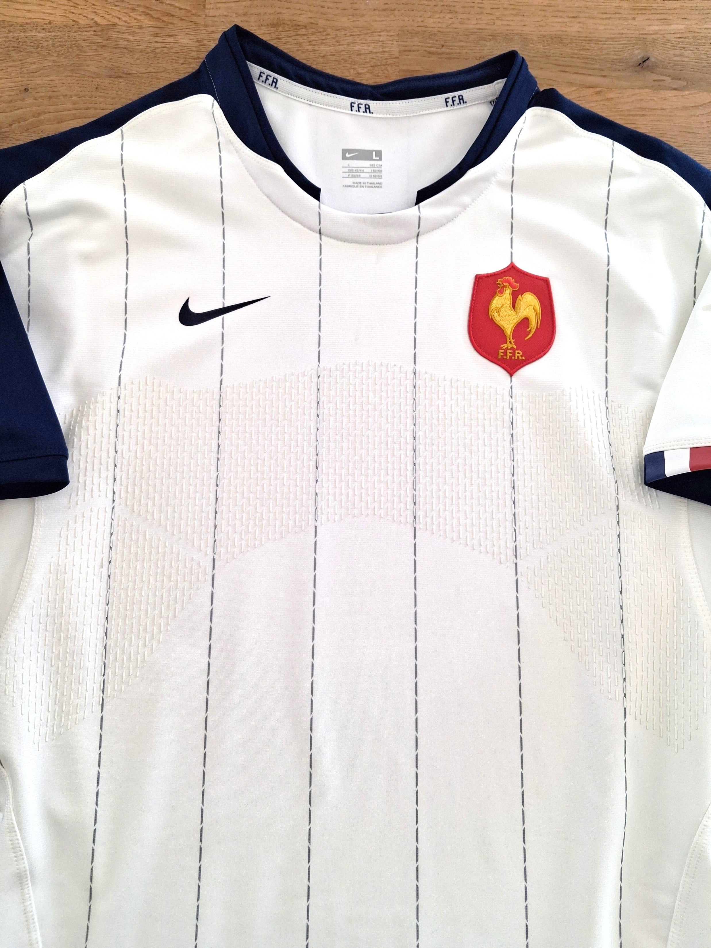 2009/10 France Away Player Issue Rugby Shirt