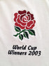2003 England Home 'World Cup Winners' Rugby Shirt. (XL)