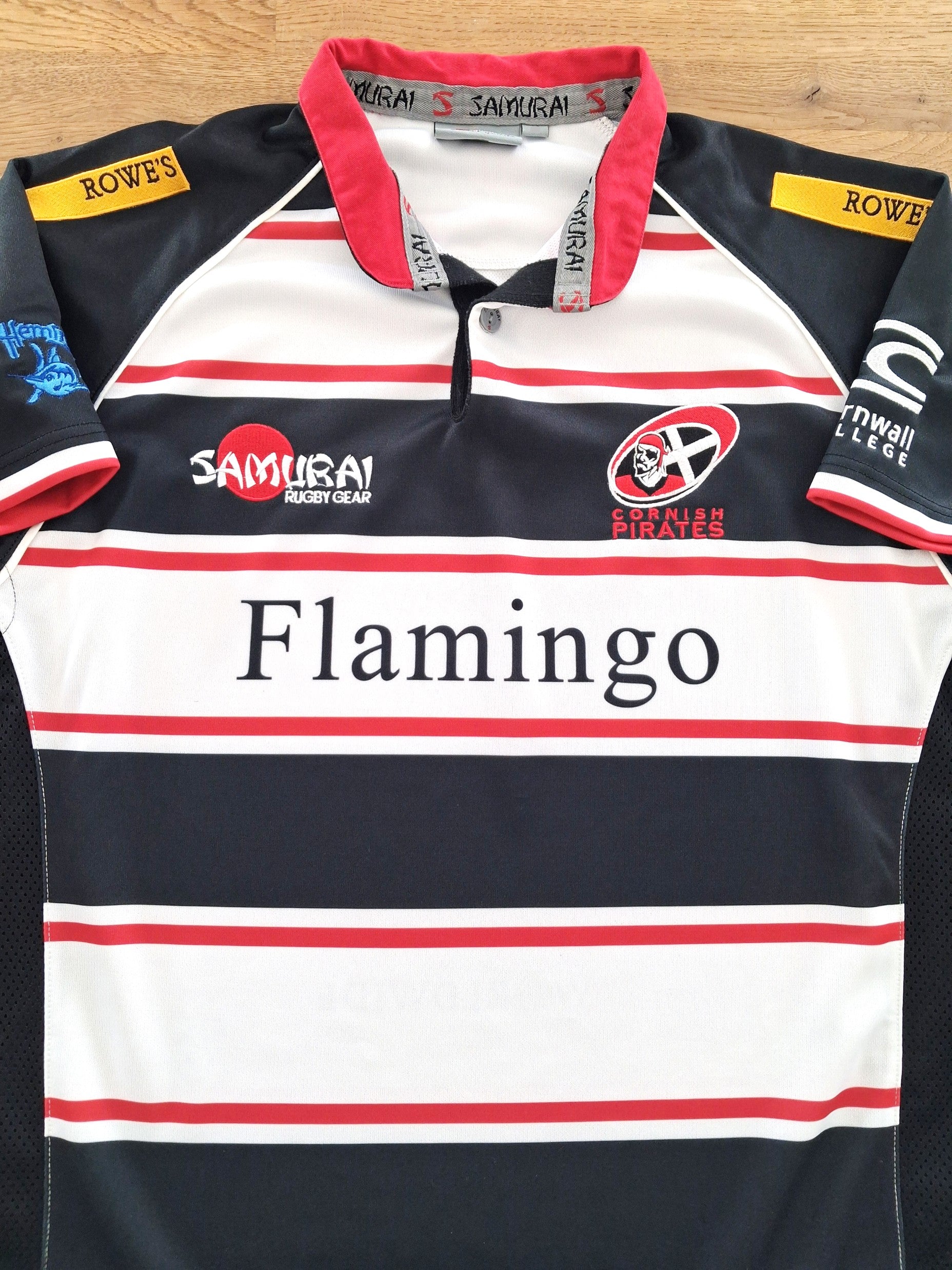 2007/08 Cornish Pirates Away Rugby Shirt