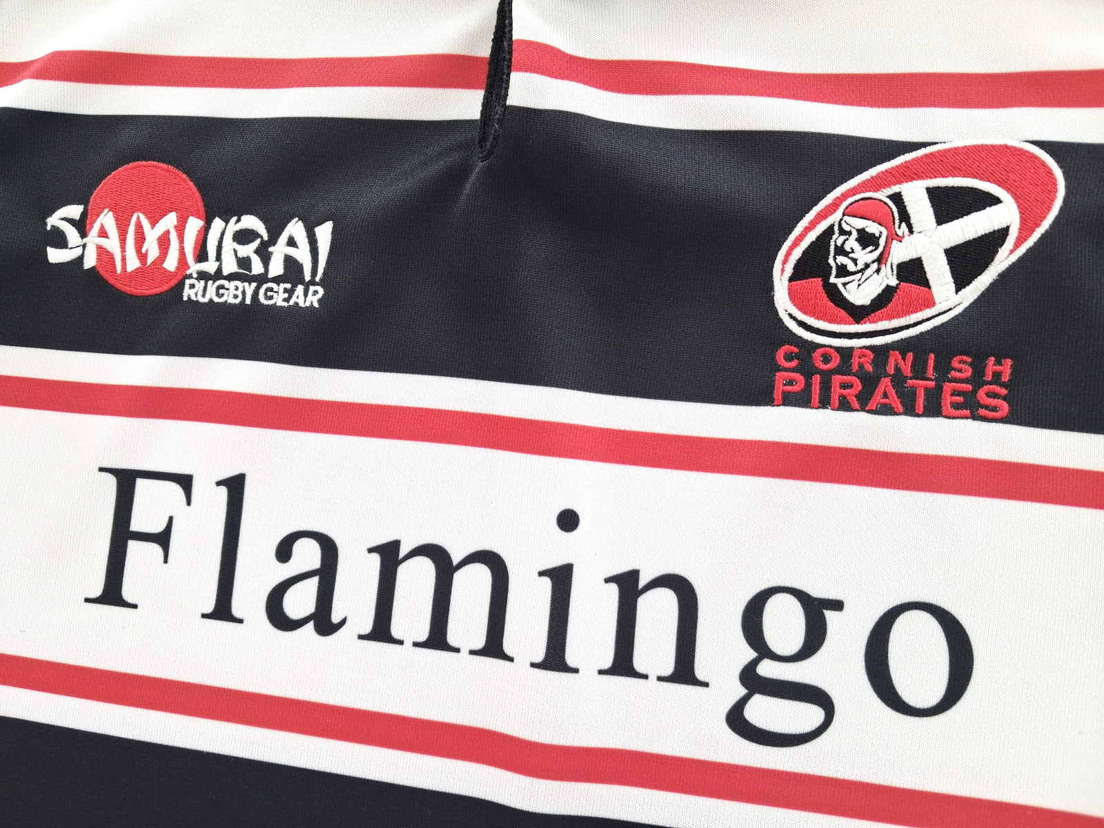 2007/08 Cornish Pirates Away Rugby Shirt (M)