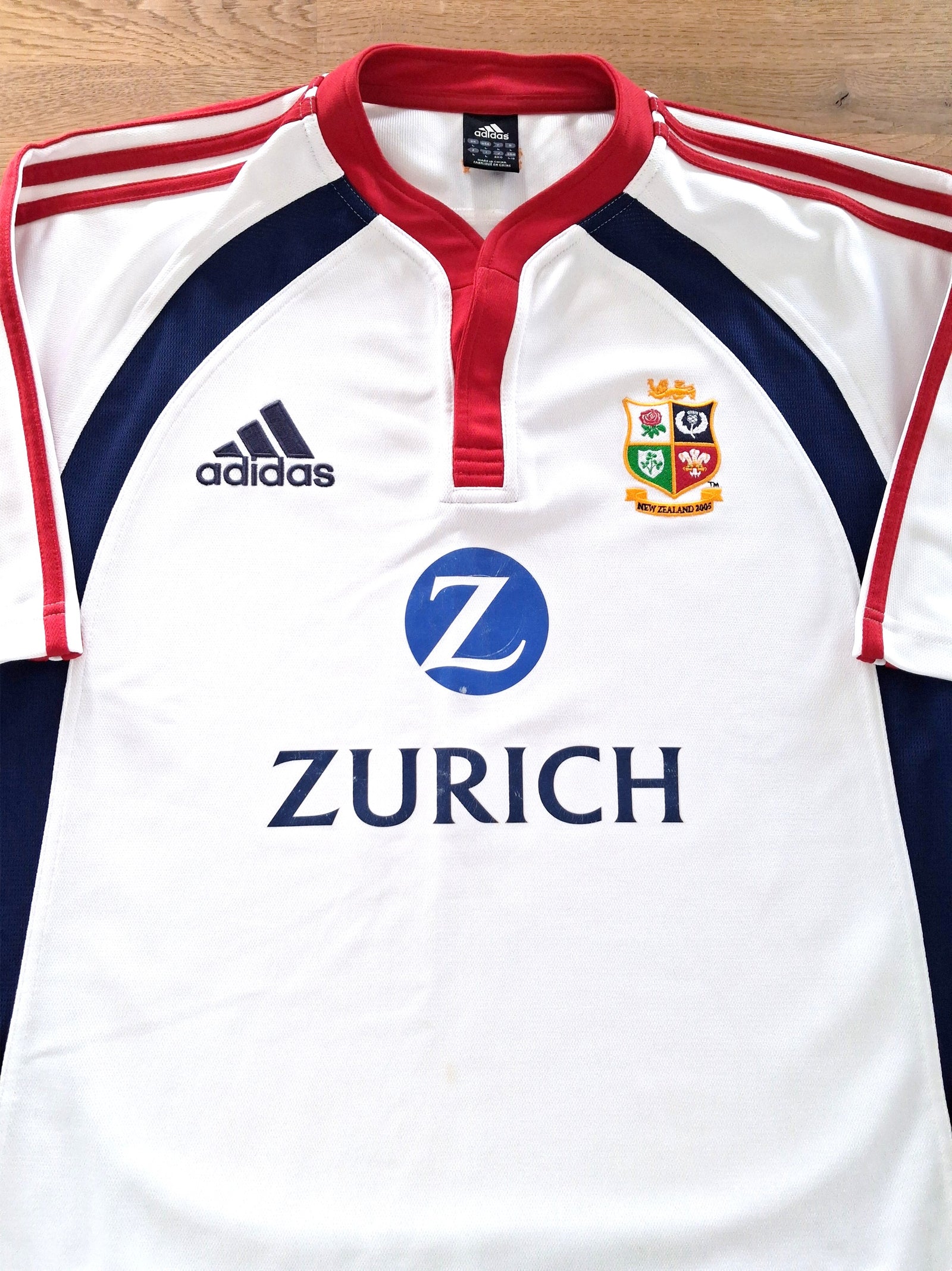 2005 British & Irish Lions Rugby Training Shirt - White