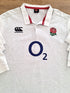 2018/19 England Home Traditional Long Sleeve Rugby Shirt