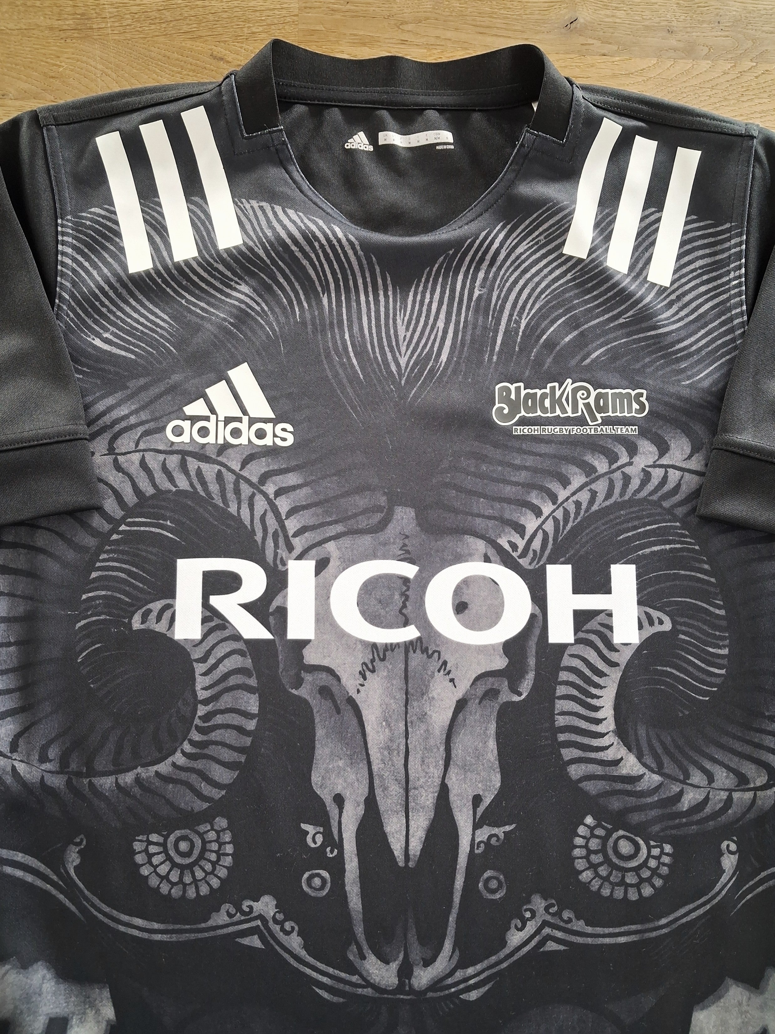 2020 Black Rams Rugby Home Shirt