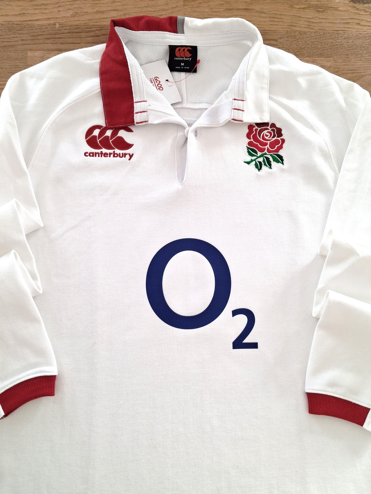 2019/20 England Home Long Sleeve Rugby Shirt