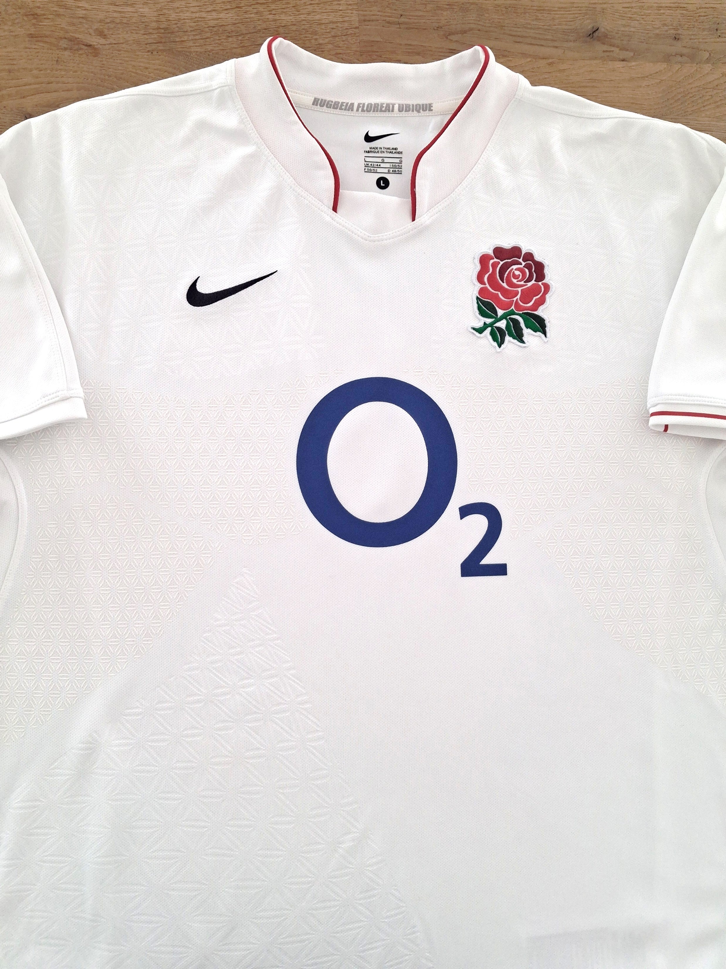 2009/10 England Home Pro-Fit Rugby Shirt