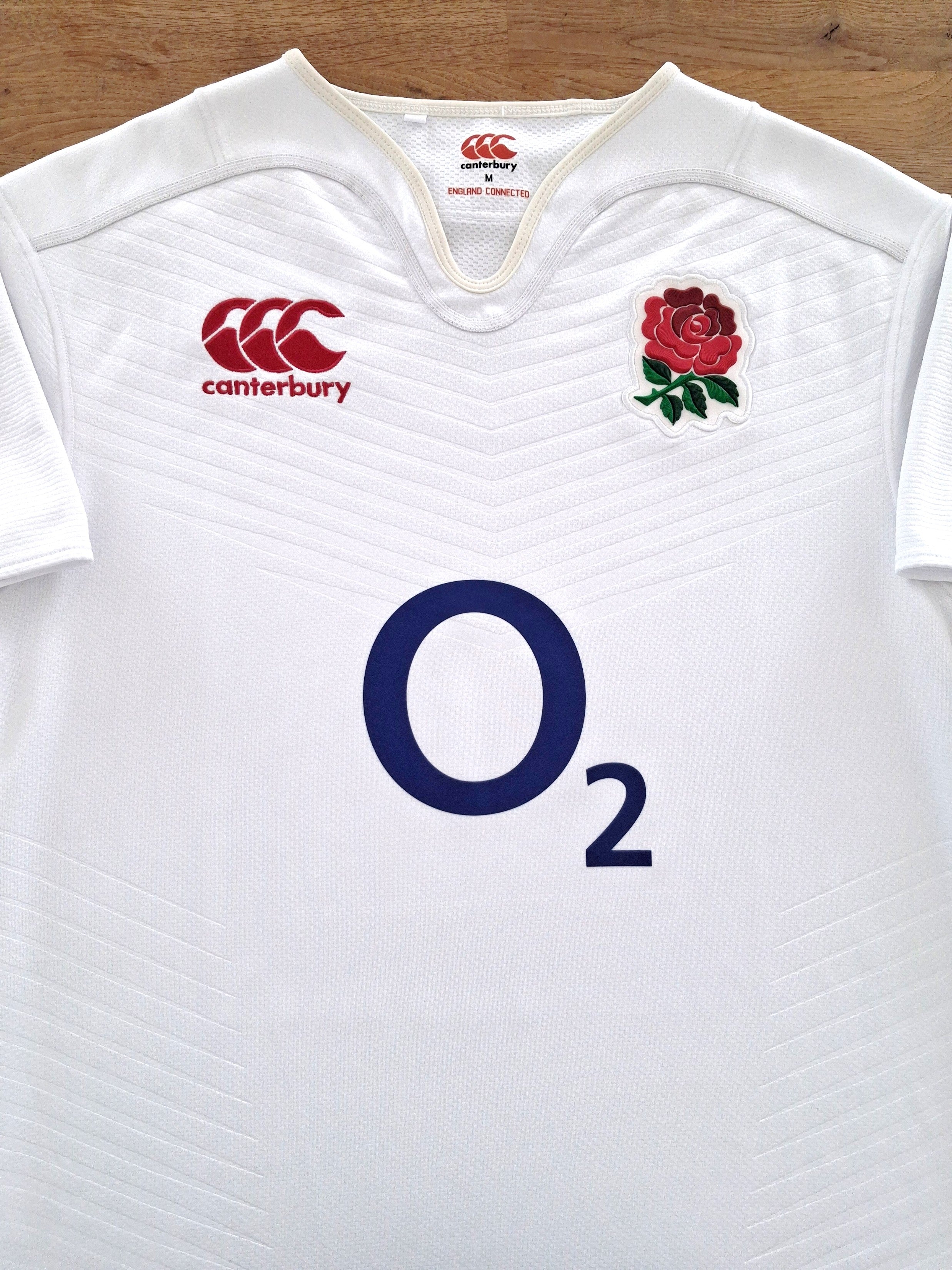 2015/16 England Home Vapodri Rugby Shirt (M)