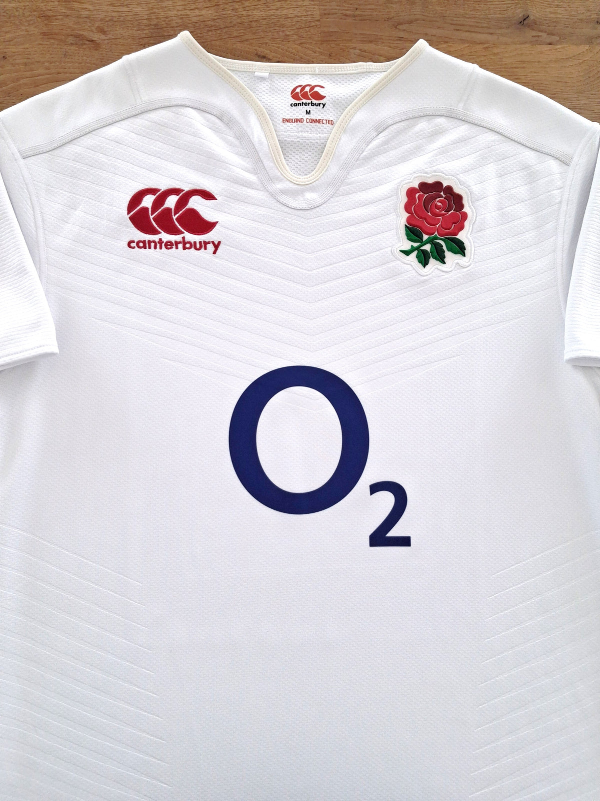 2015/16 England Home Vapodri Rugby Shirt (M)